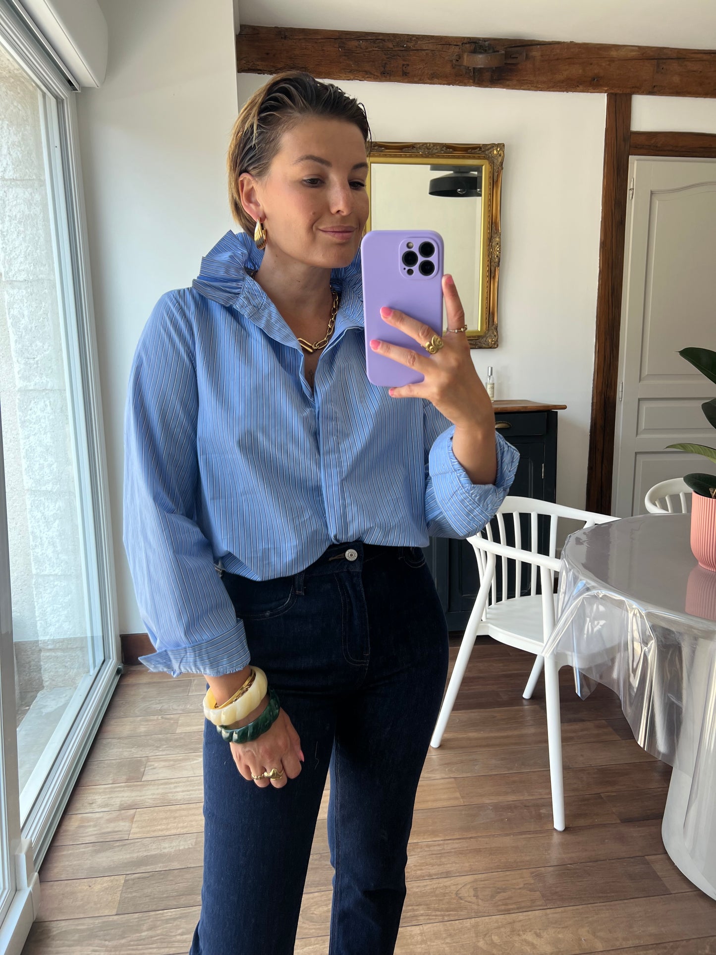 Chemise Garance bleu