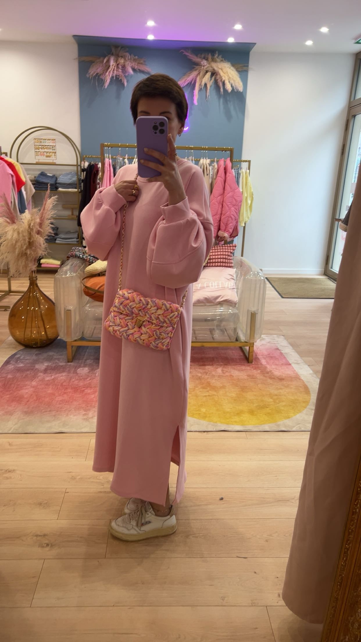 Robe Valentine rose