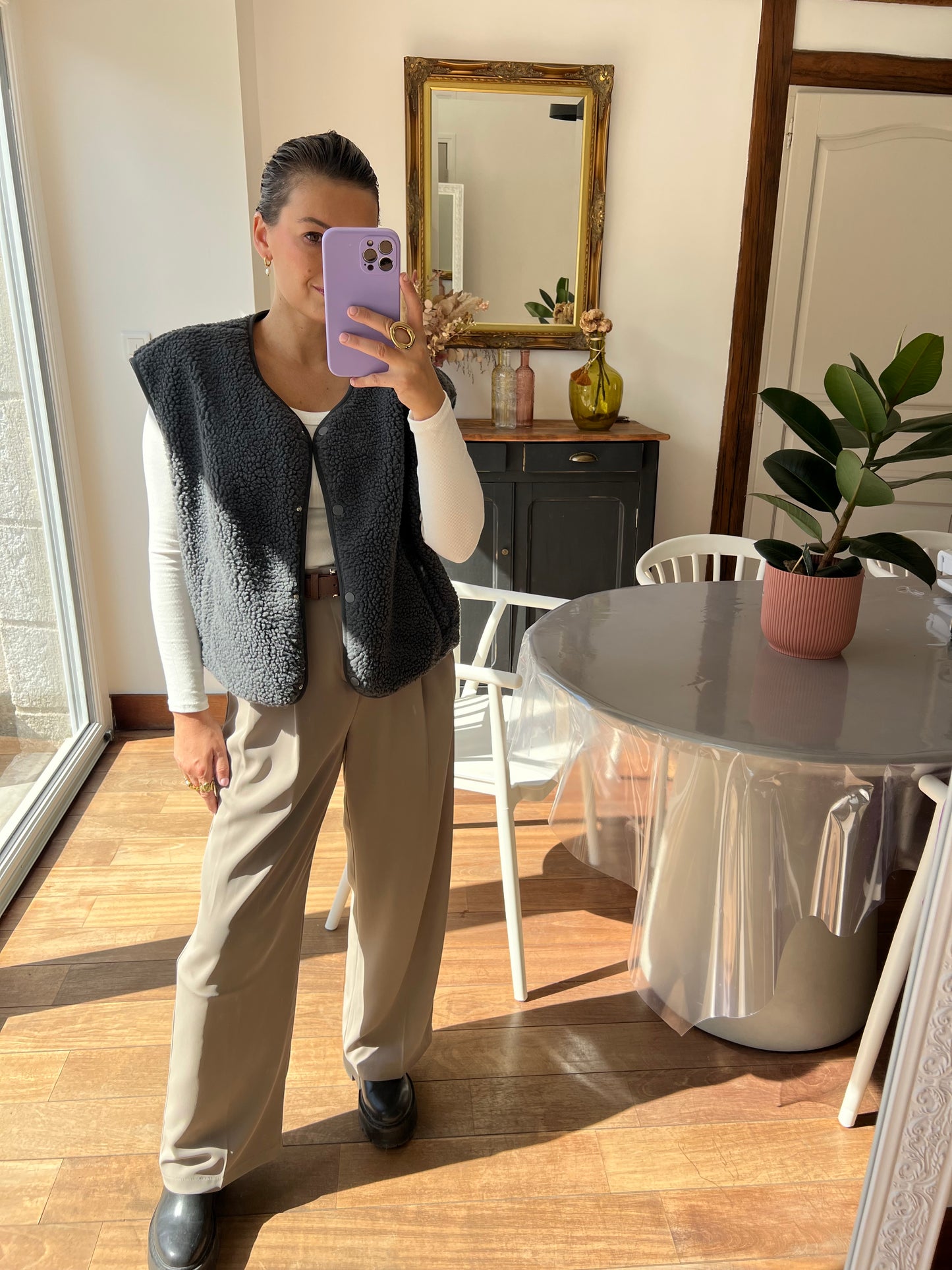 Pantalon Lauriane gris
