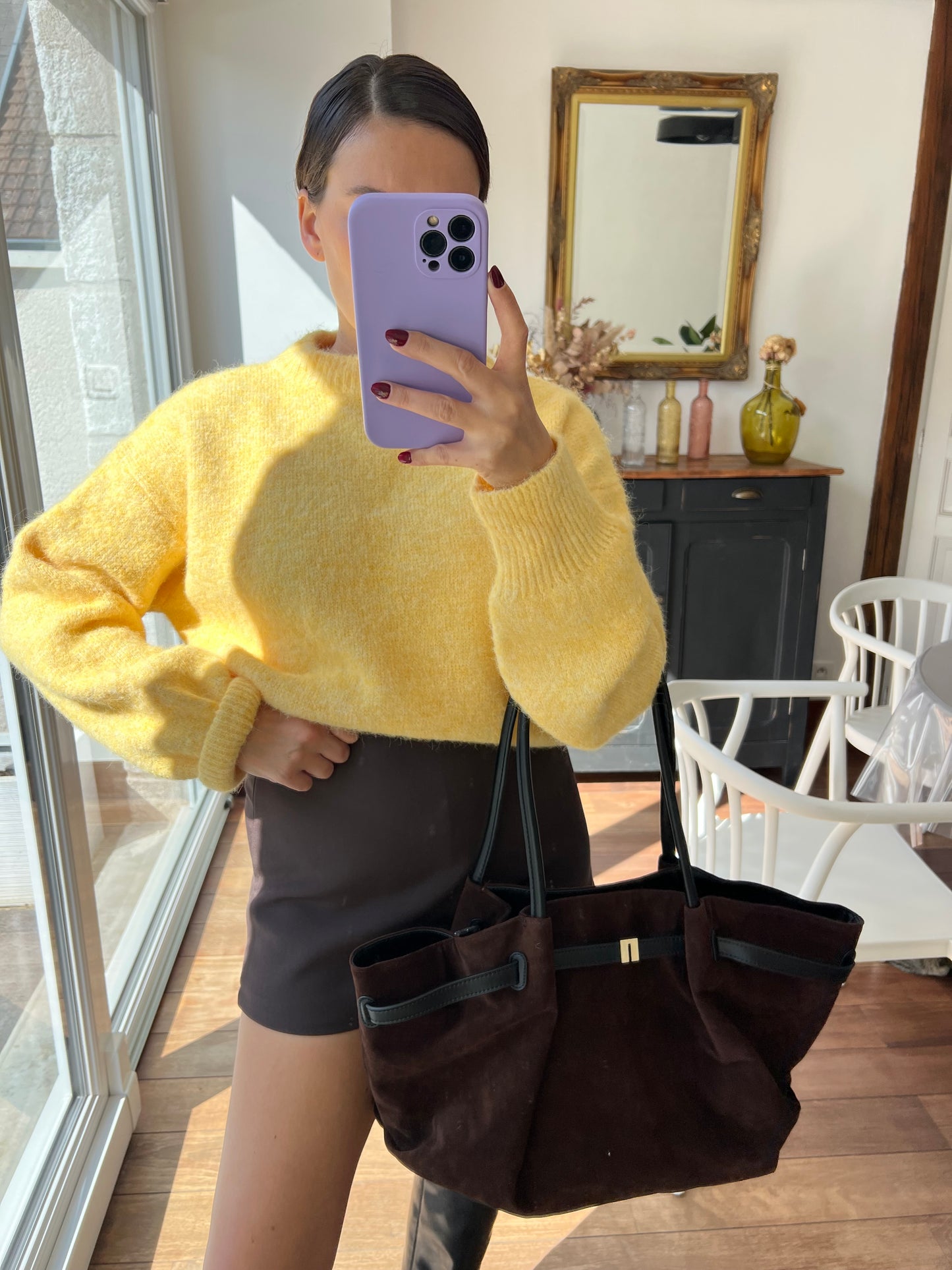 Pull jaune Henriette