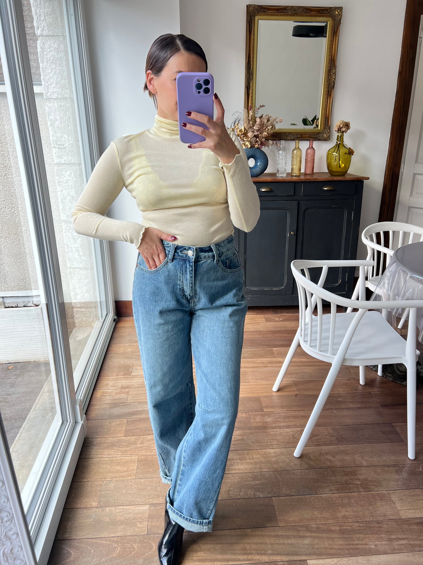 Top Annette jaune