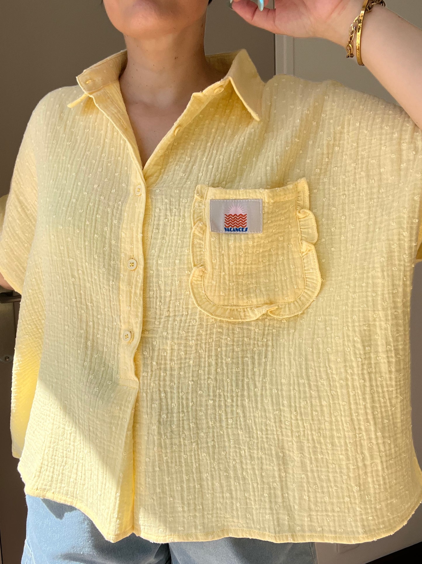 Chemise Gabie jaune