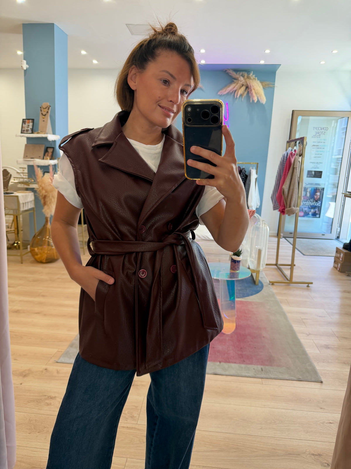 Veste Harper bordeaux