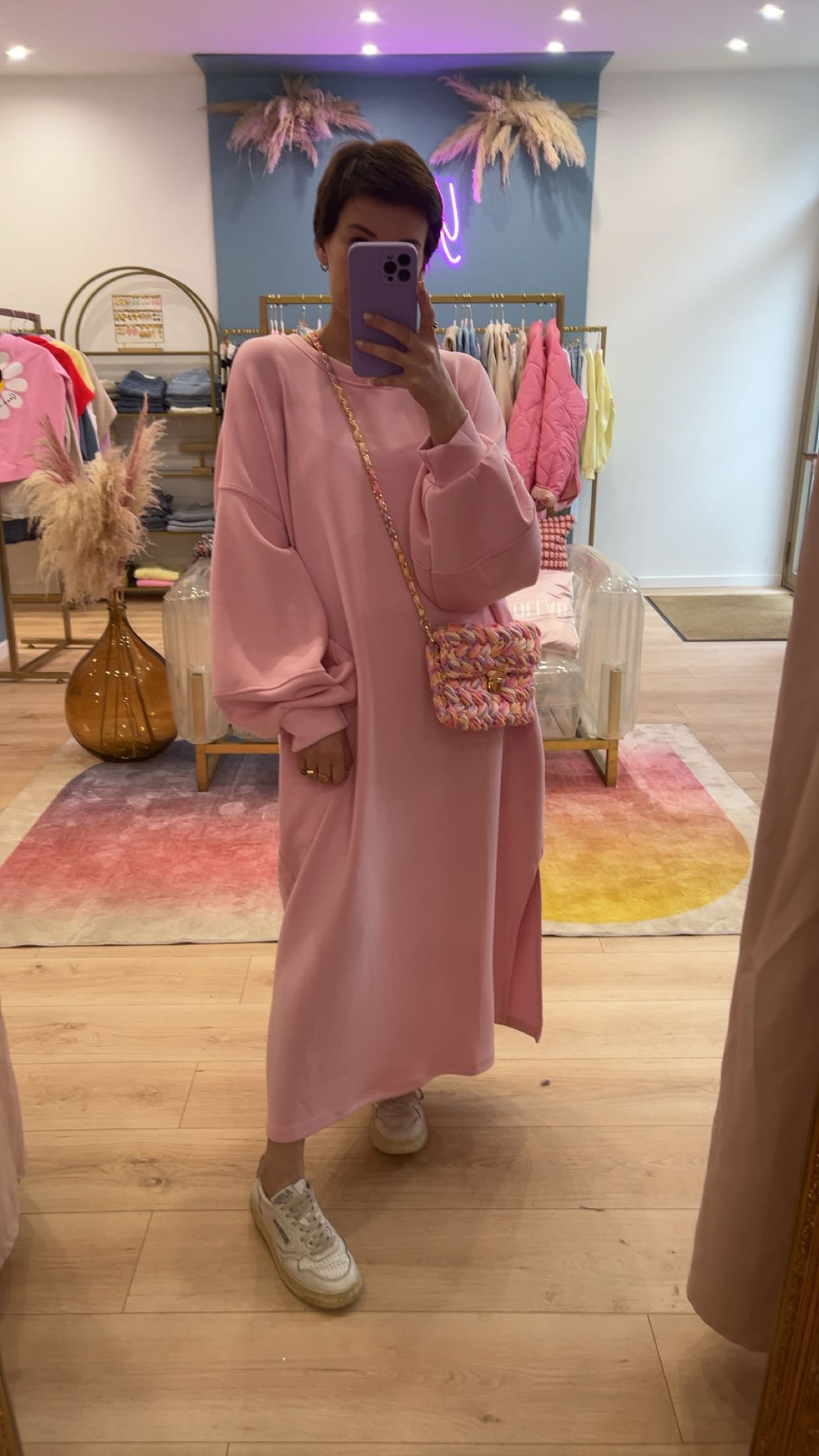 Robe Valentine rose