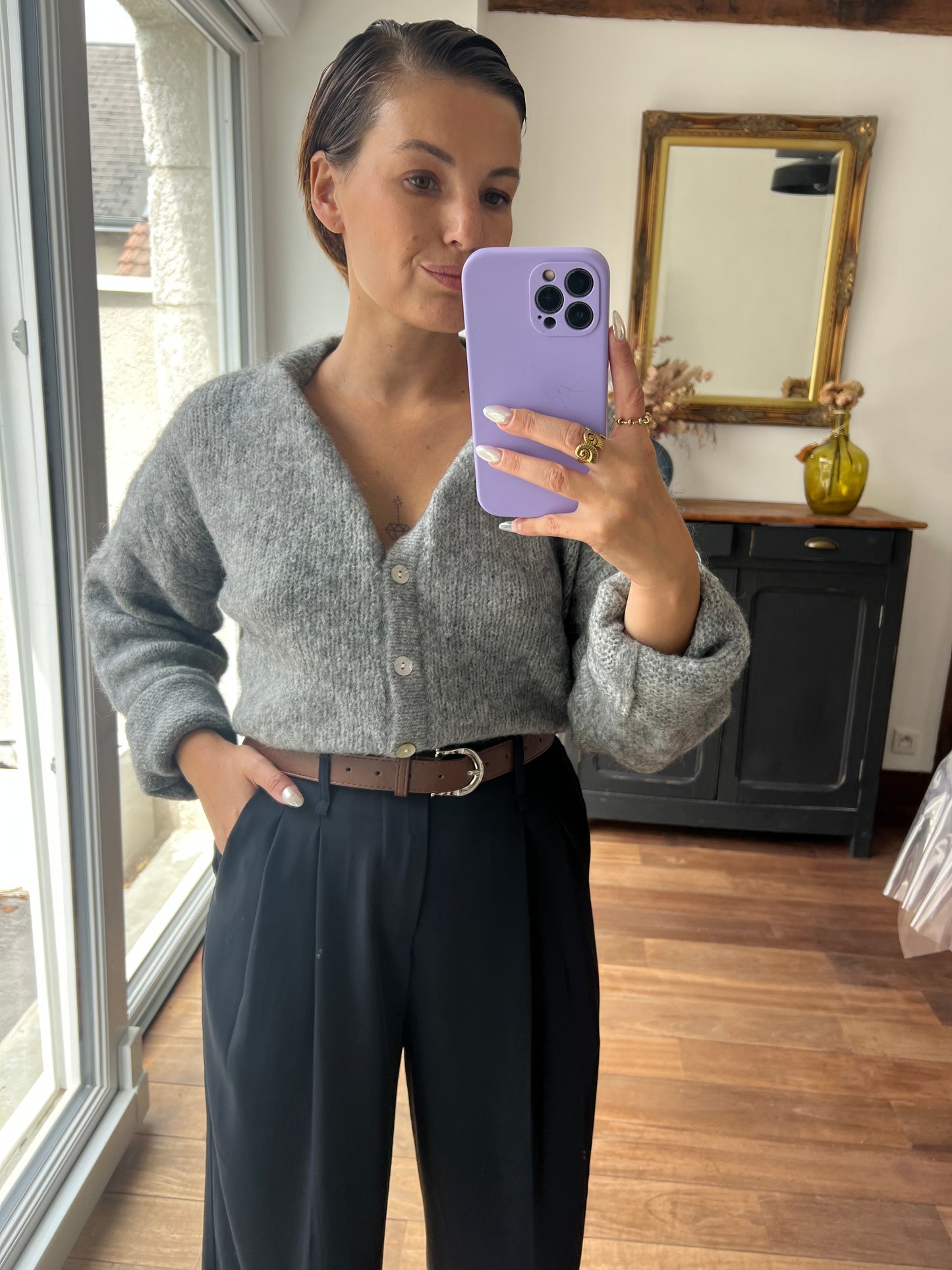 Gilet Charlie Gris
