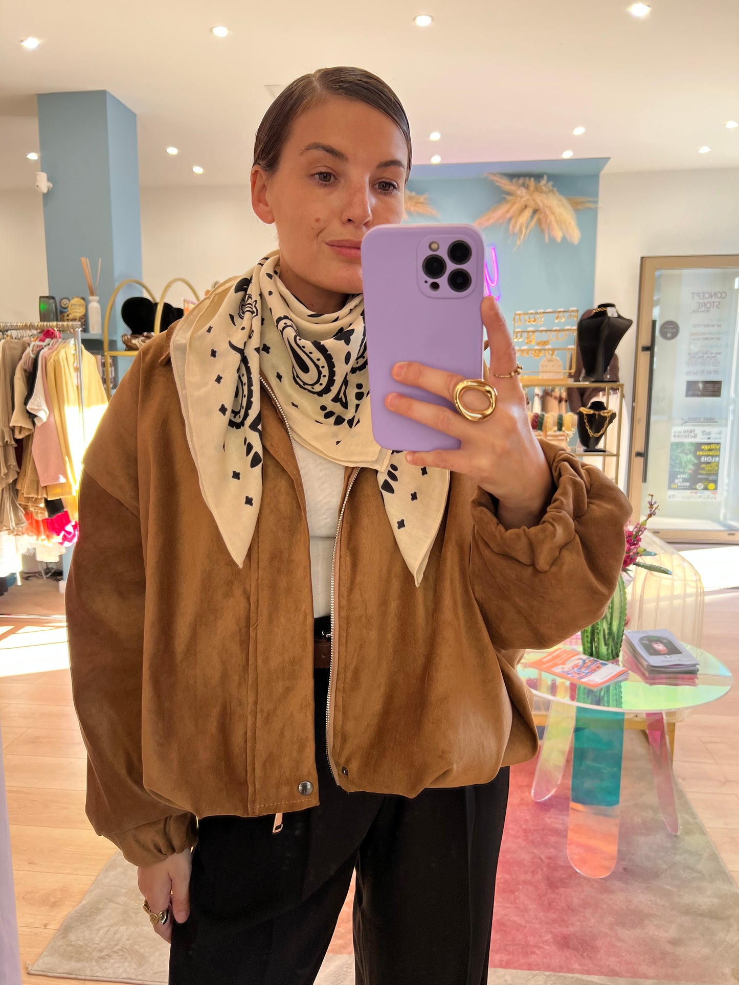 Foulard Judy beige