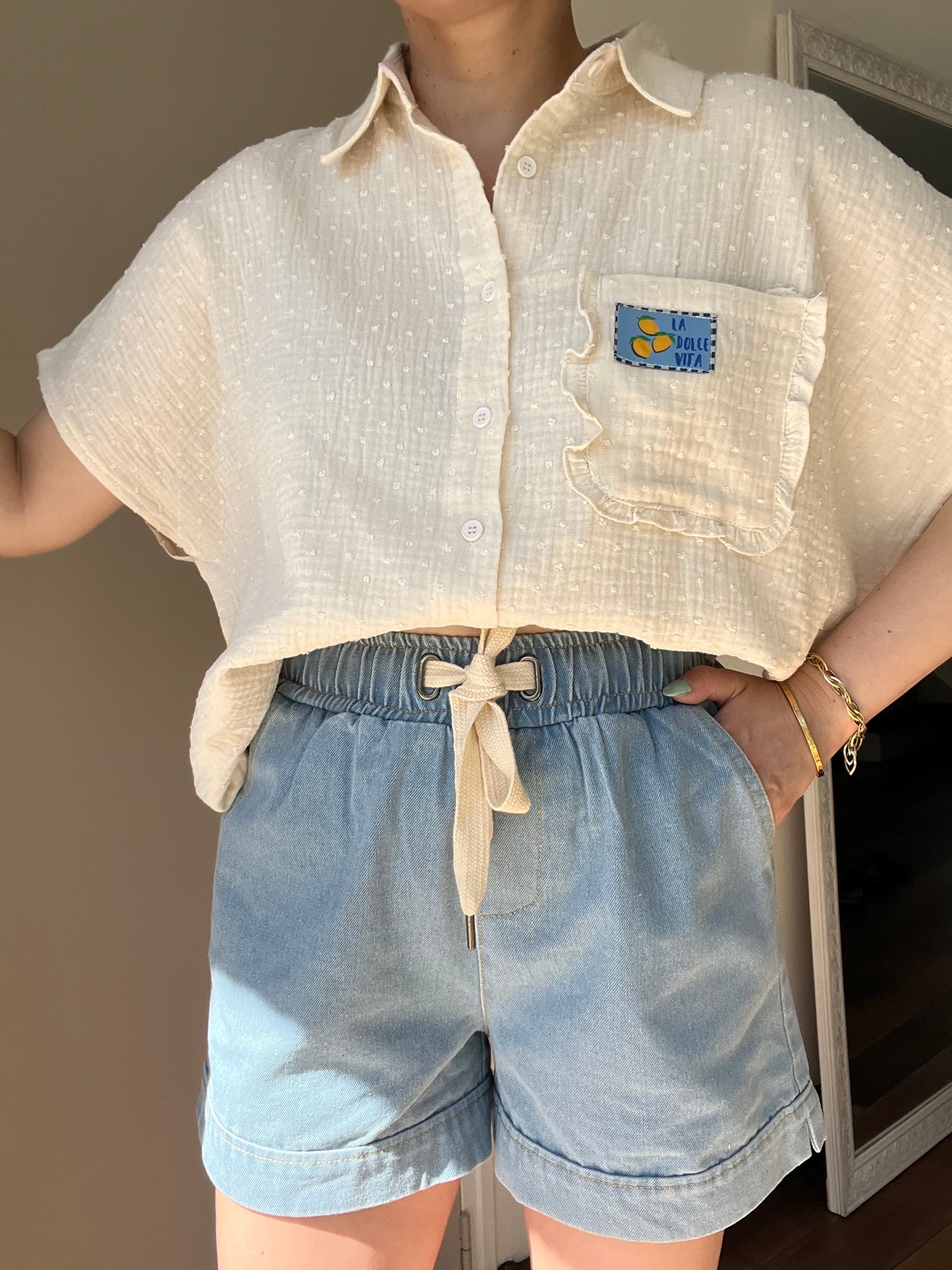 Chemise Gabie écru