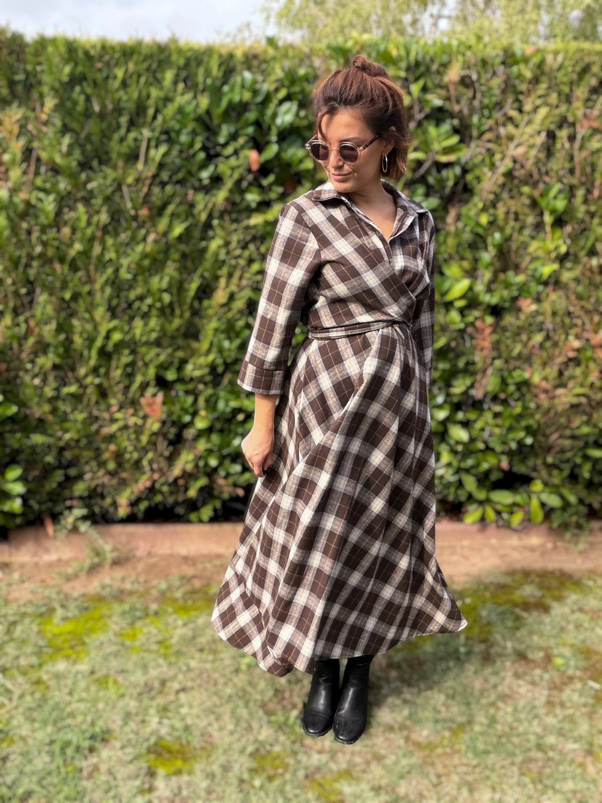 Robe lola marron