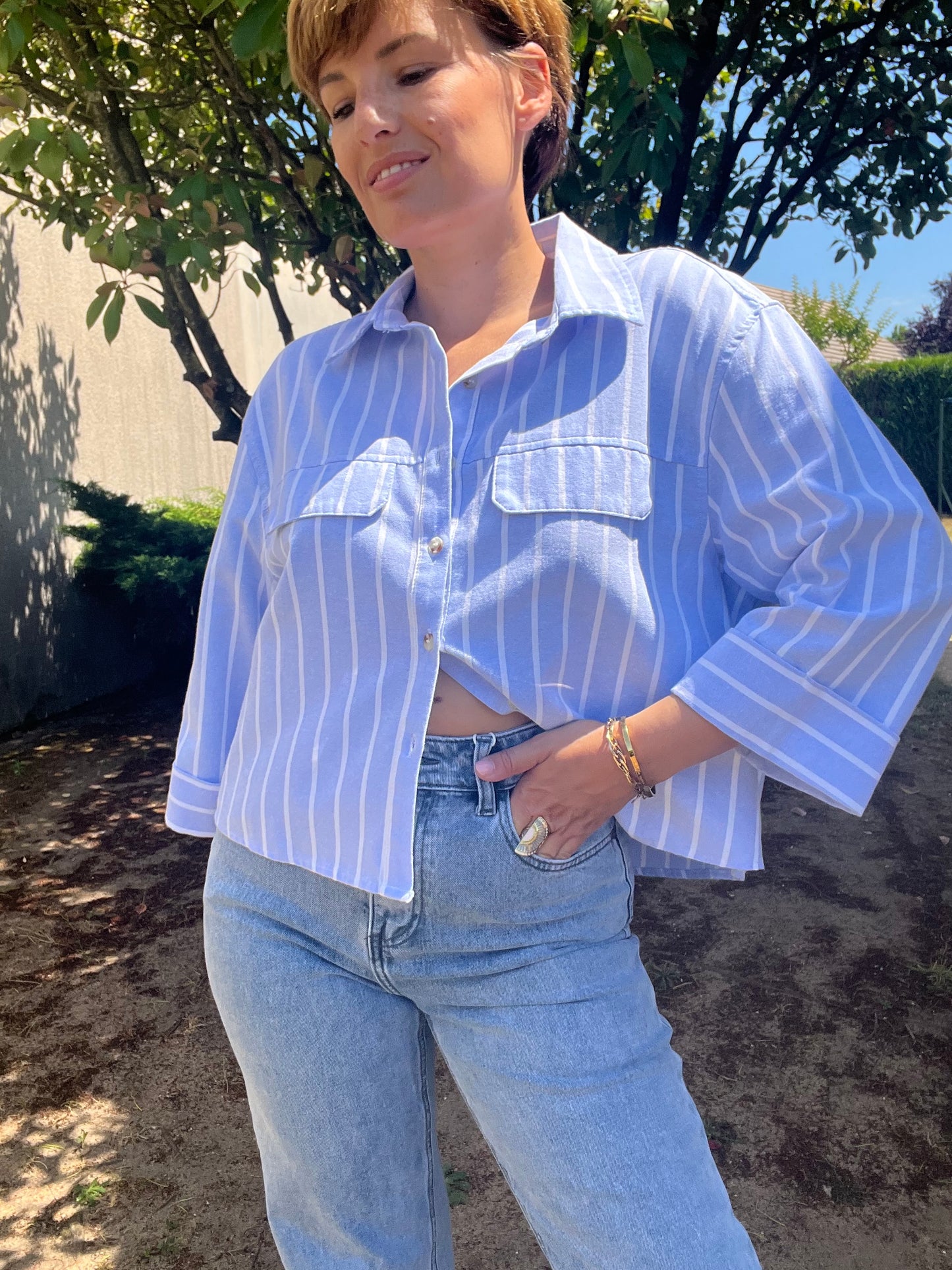 Chemise Louison bleue