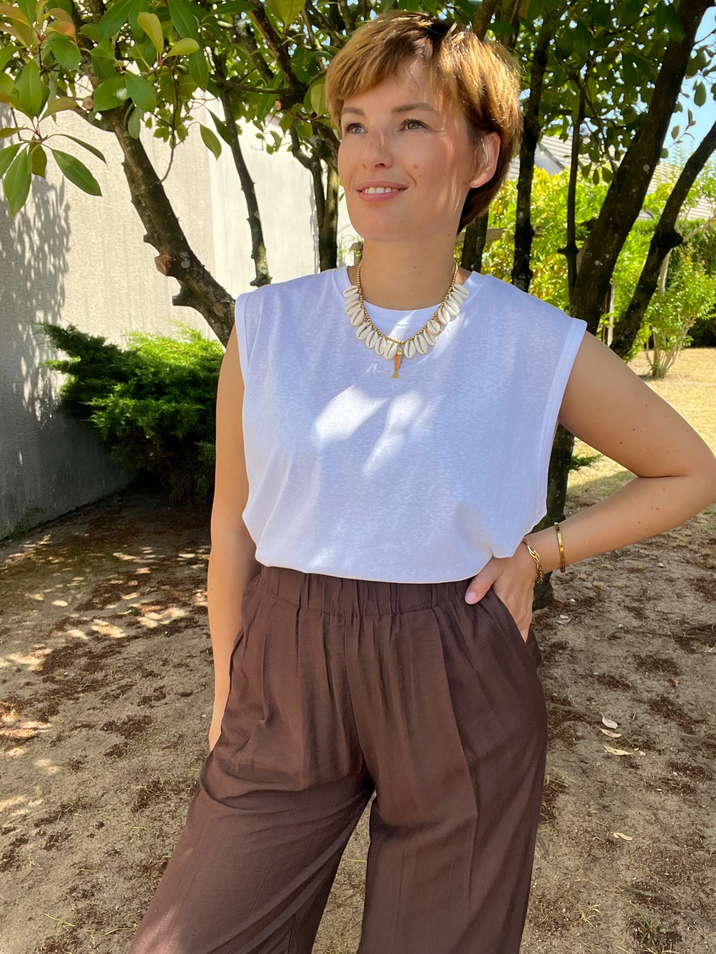T-shirt Hortense blanc