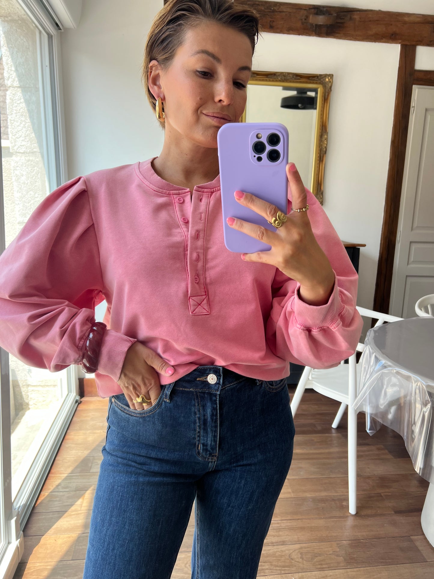 Sweat Jacquot rose