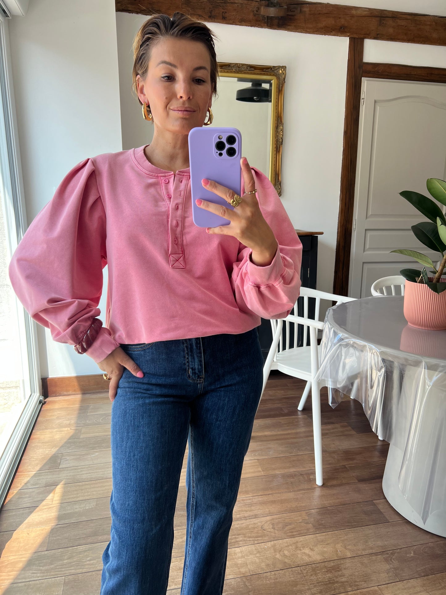 Sweat Jacquot rose