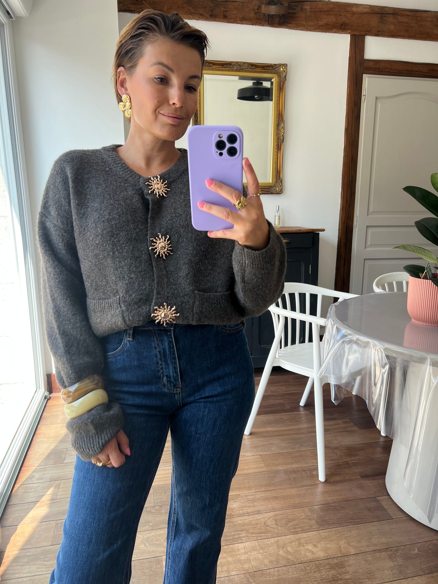 Gilet Carlie marron