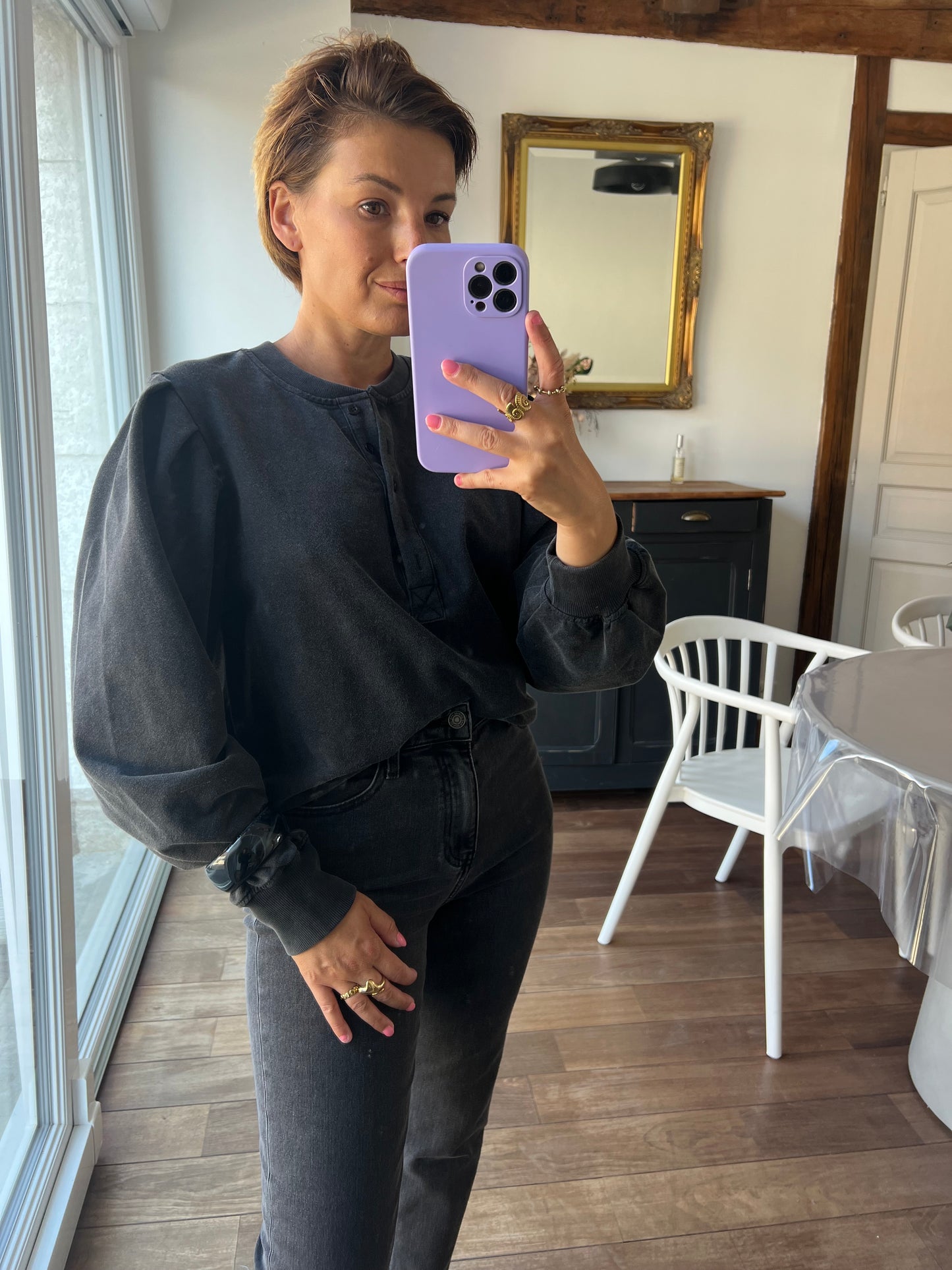 Sweat Jacquot noir
