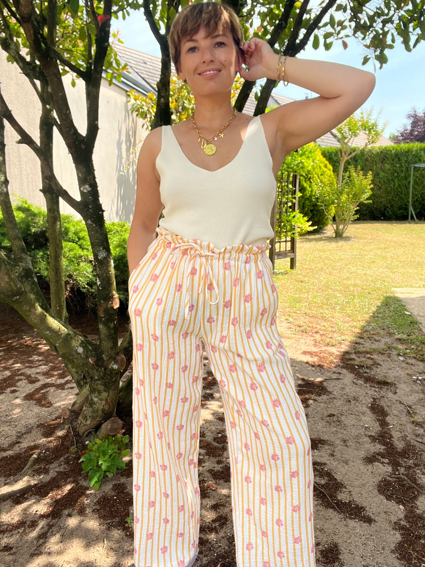 Top Ysé beige