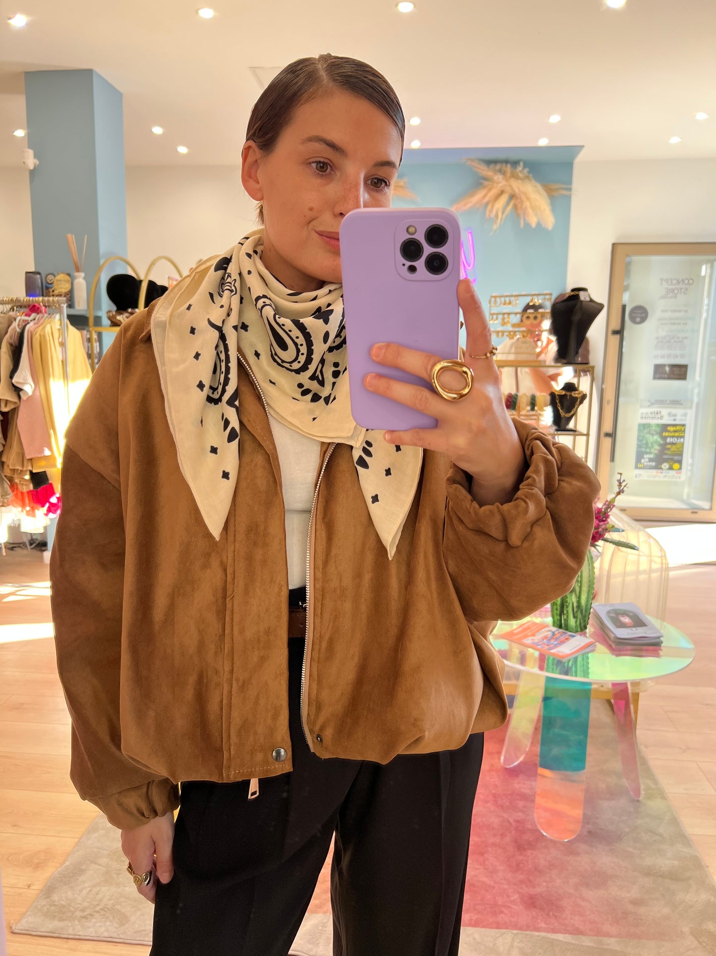 VESTE Ninon Camel