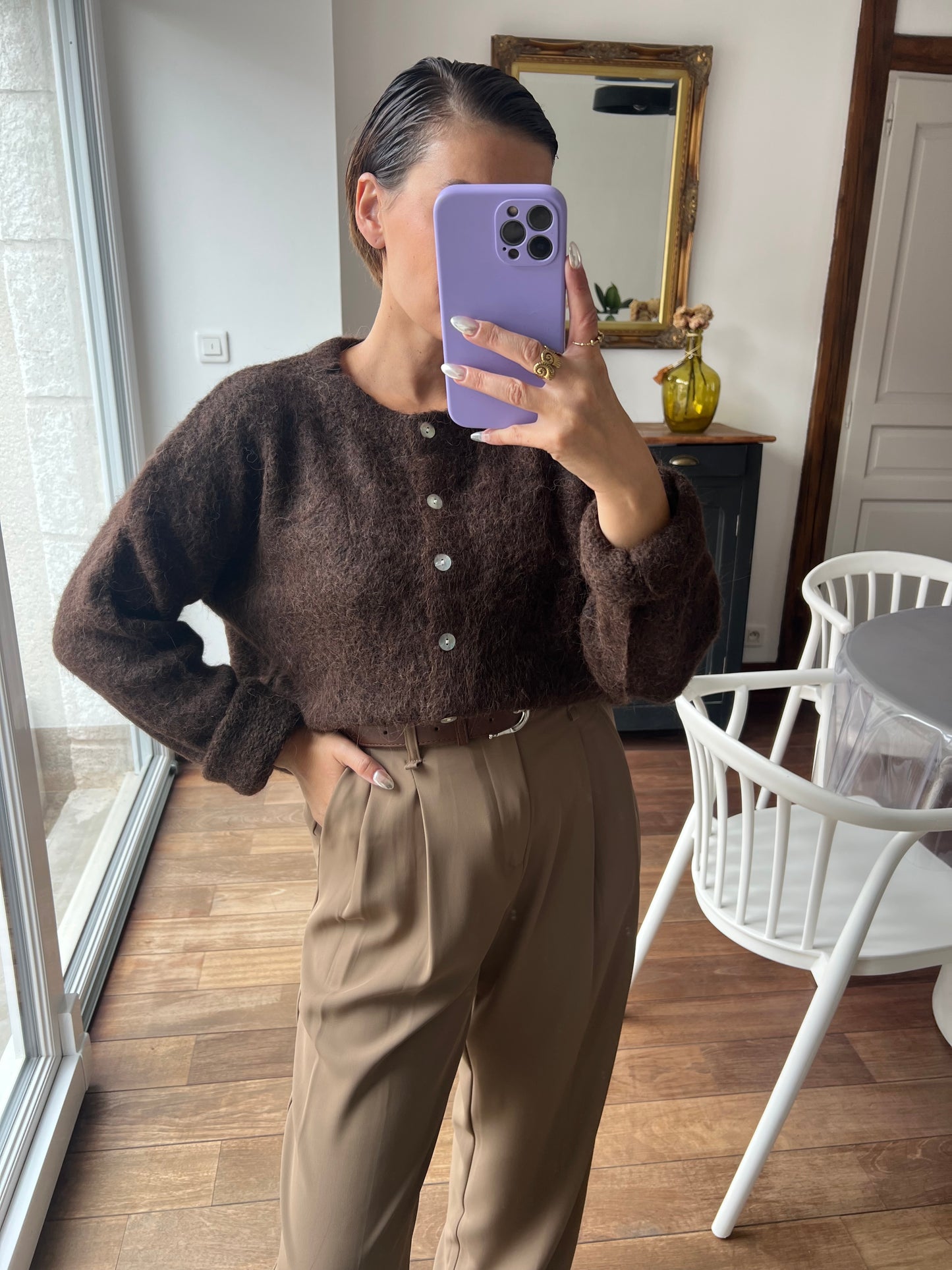 Gilet Charlie Marron