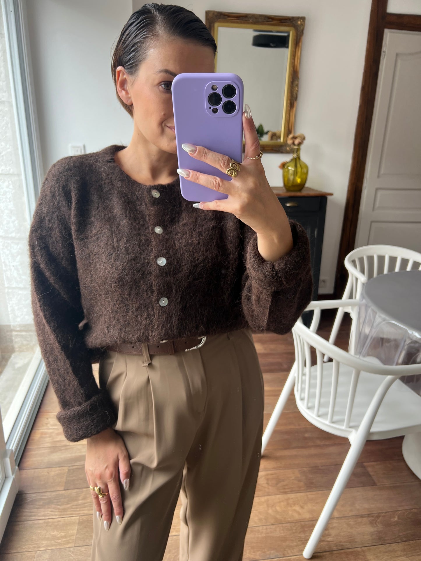Gilet Charlie Marron