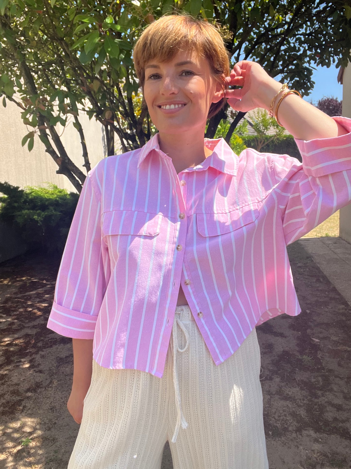 Chemise Louison Rose