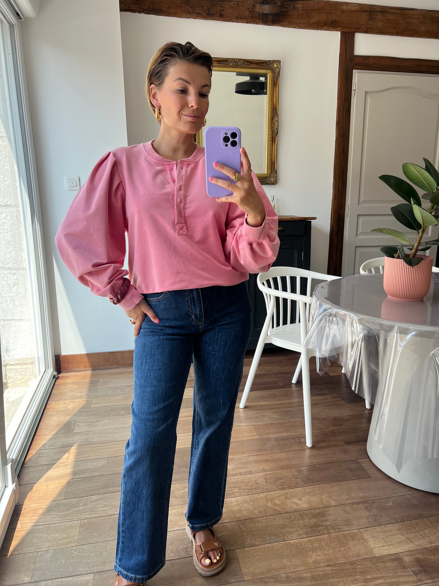 Sweat Jacquot rose