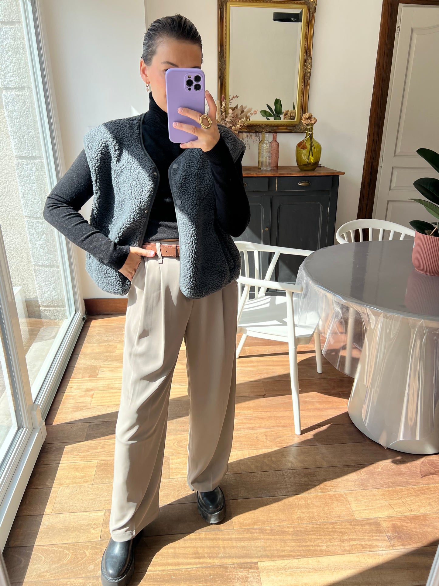 Pantalon Lauriane gris