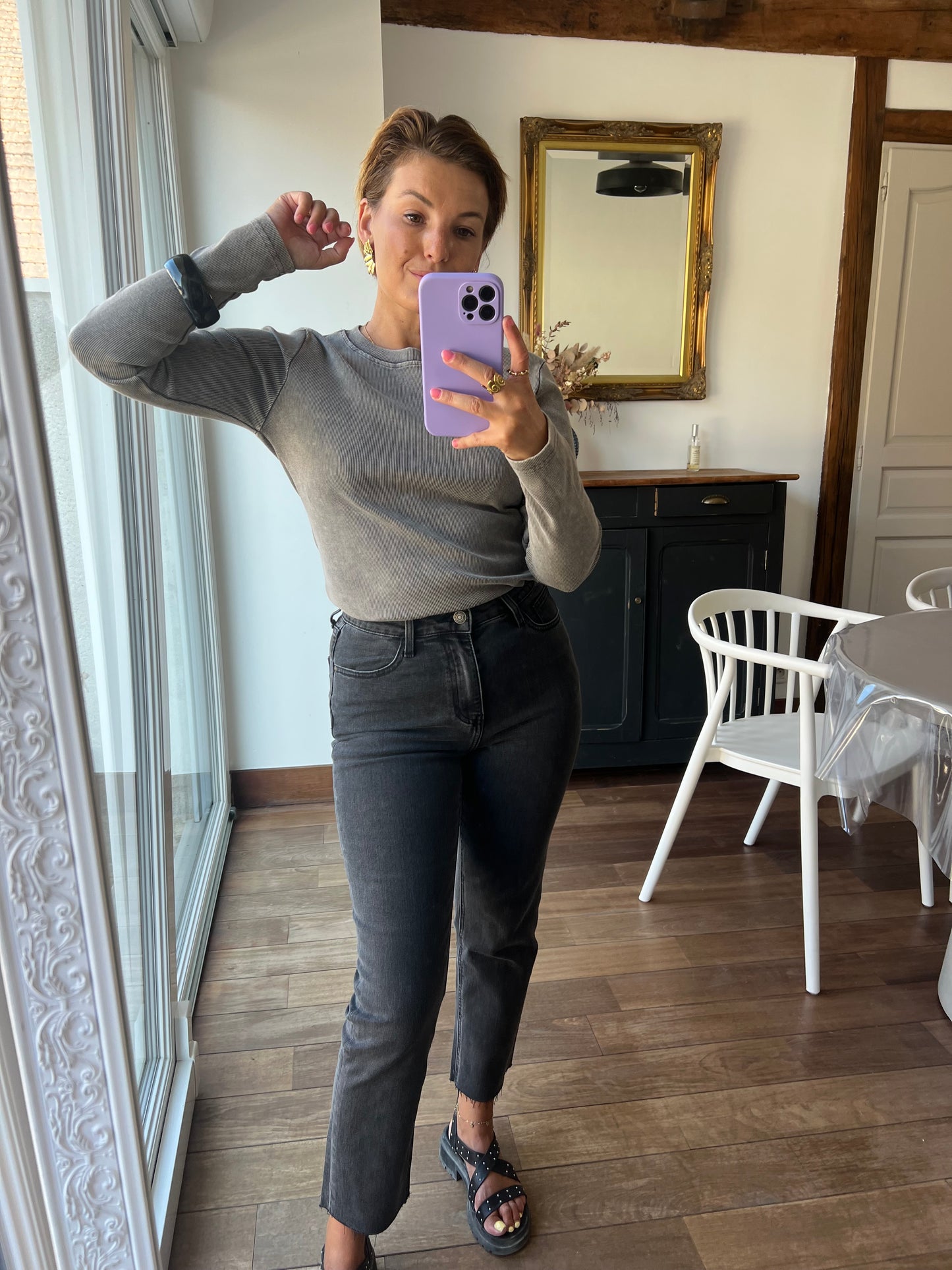 JEANS MARYLINE GRIS