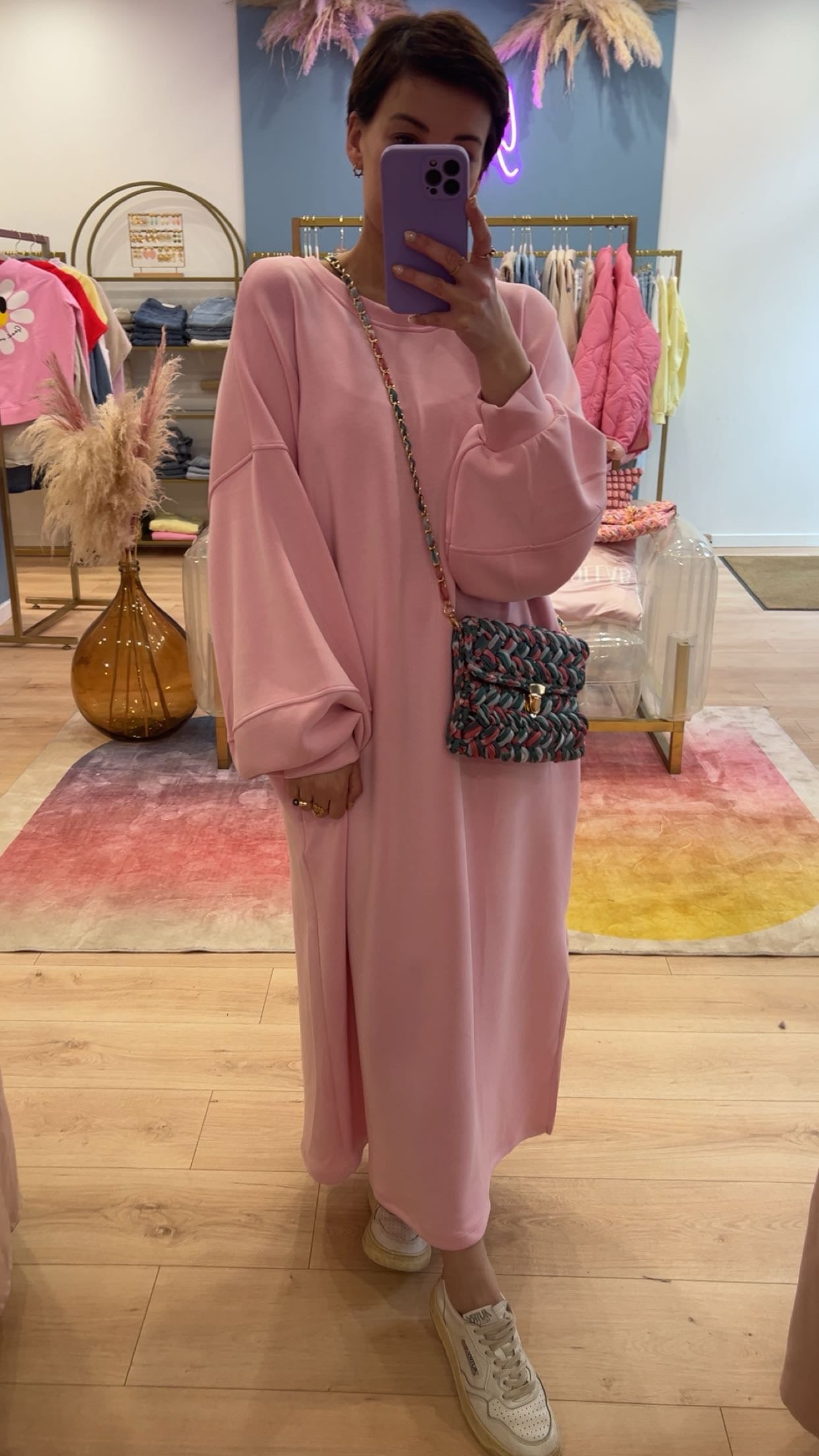 Robe Valentine rose
