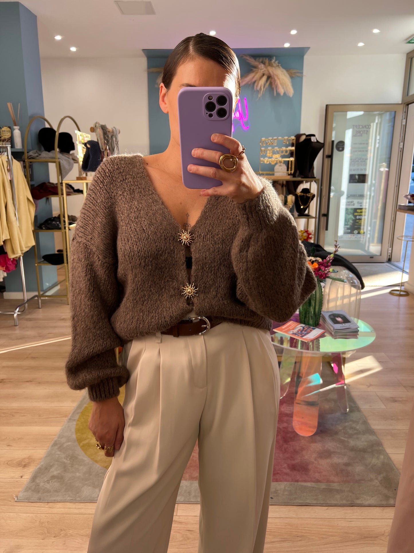Écharpe Paloma camel