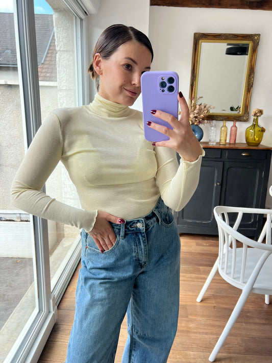 Top Annette jaune
