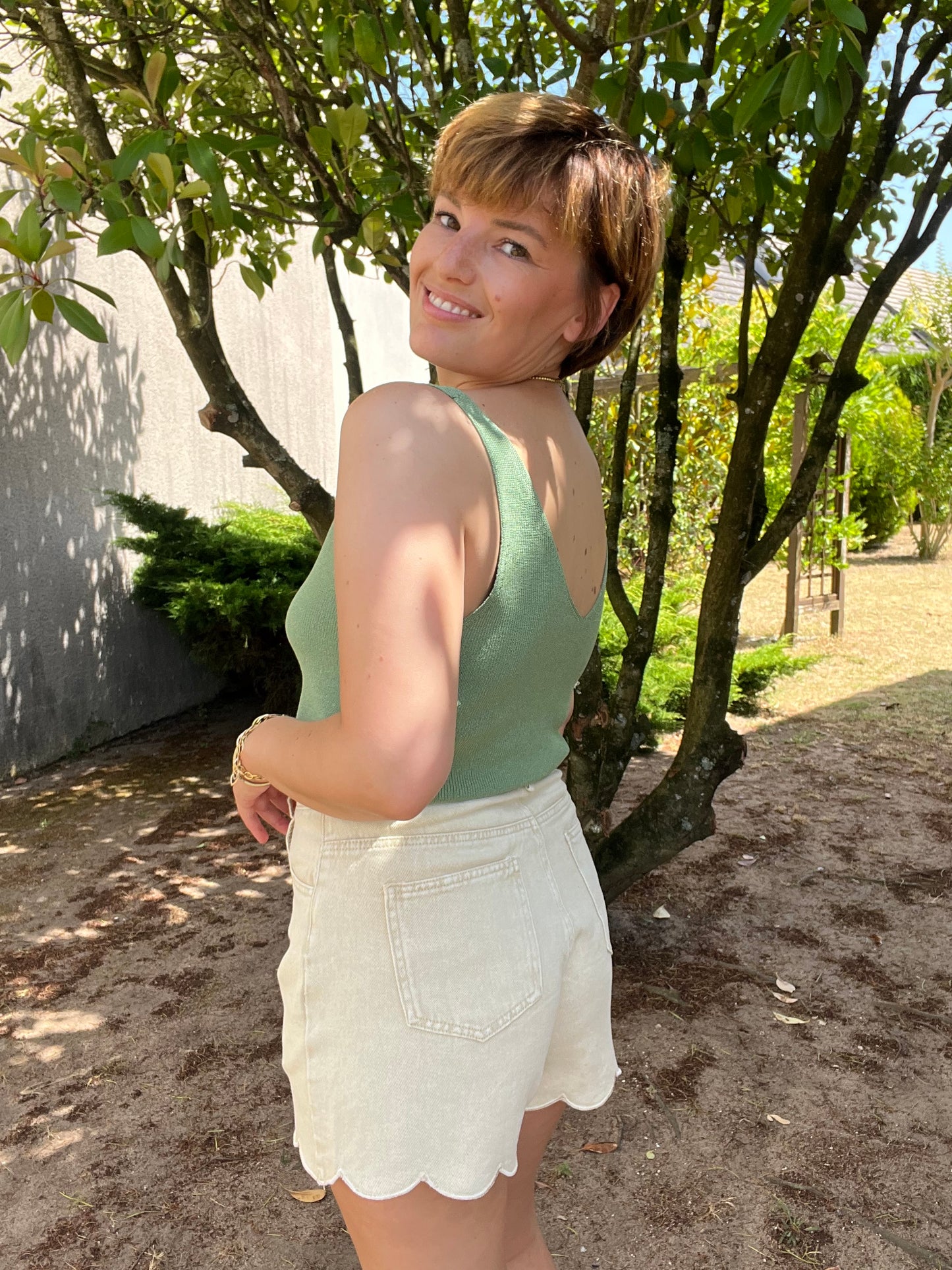 Short Warren beige