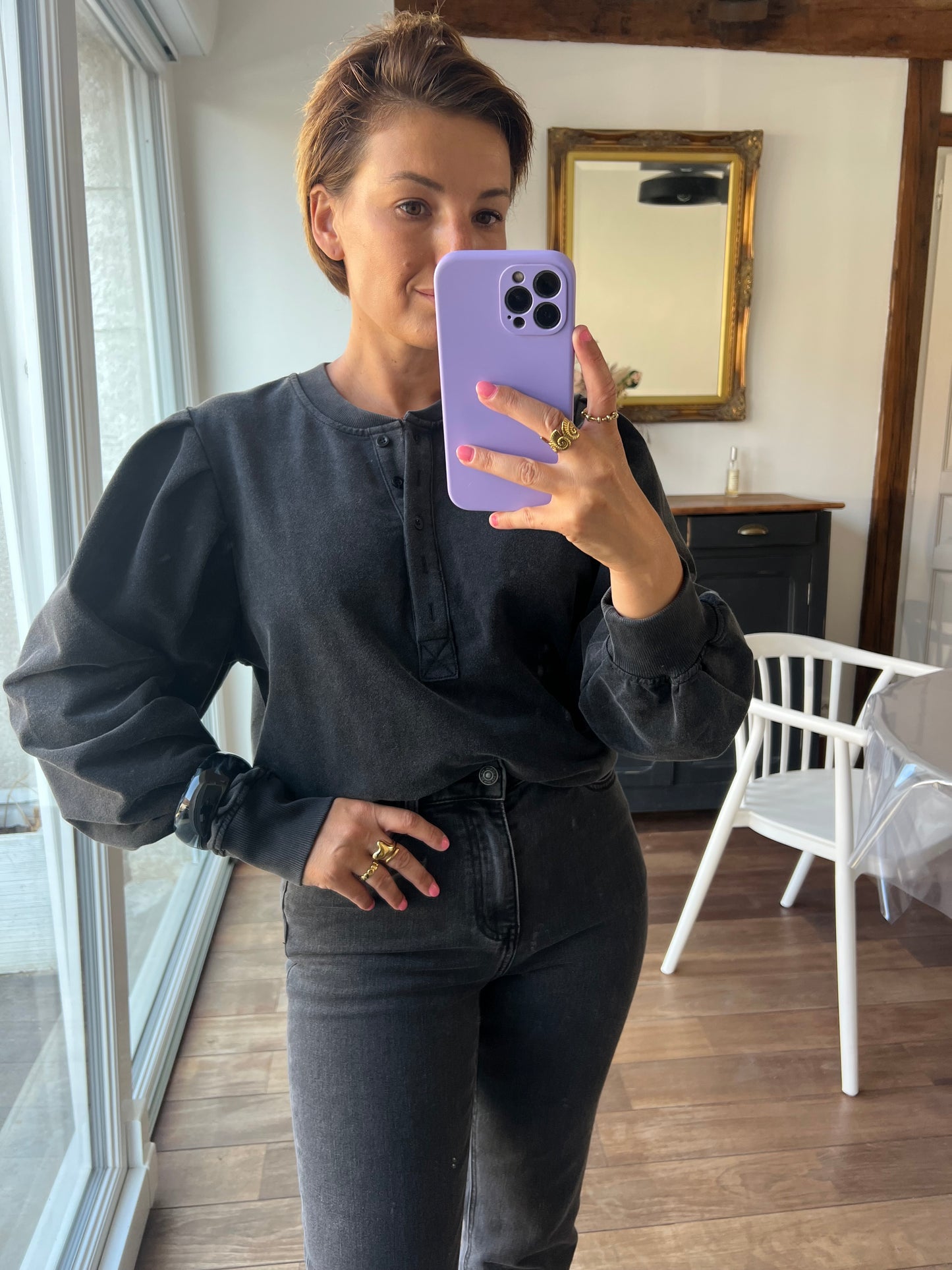 Sweat Jacquot noir