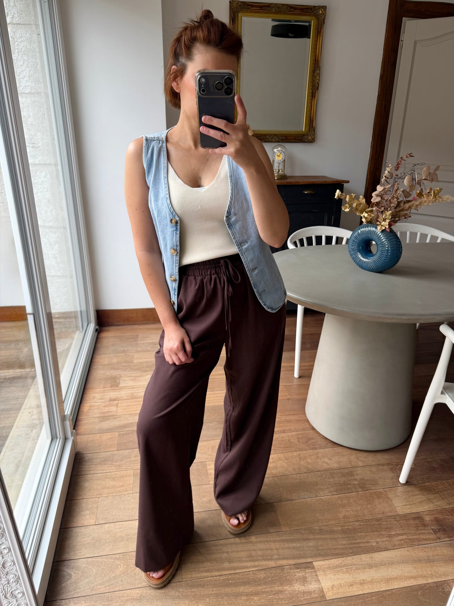 Ensemble Jamy marron