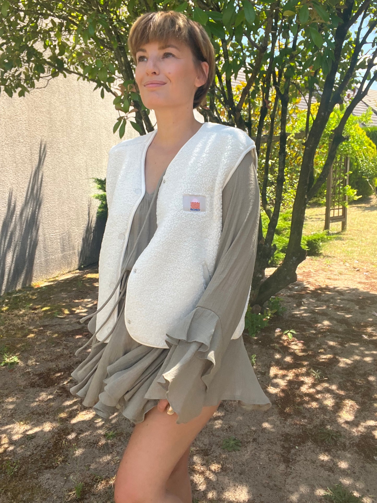 Robe Joséphine kaki