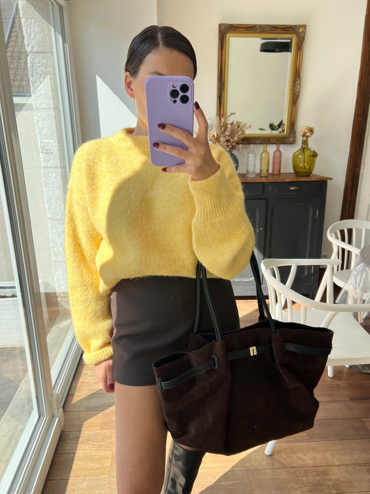 Pull jaune Henriette