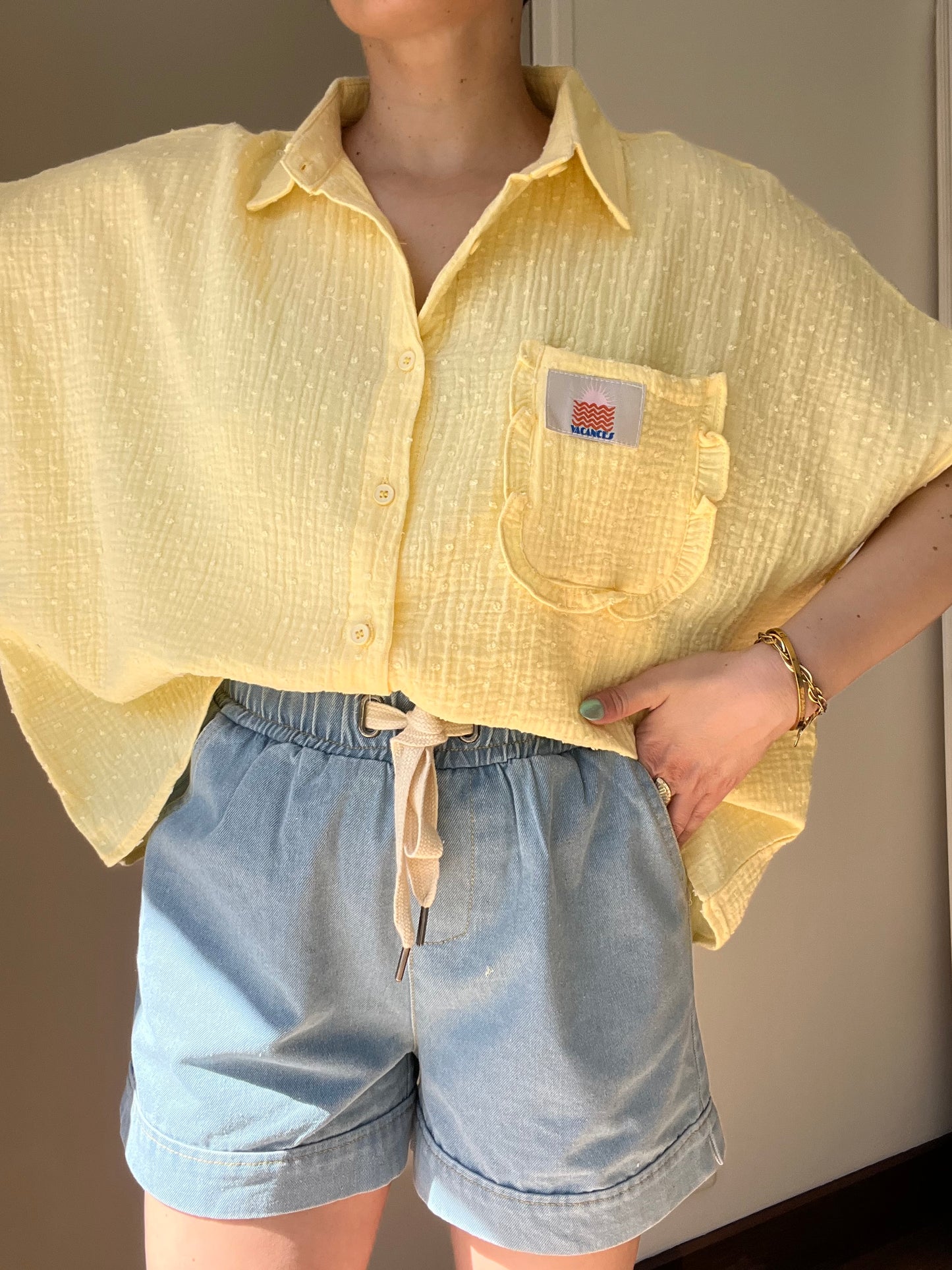 Chemise Gabie jaune