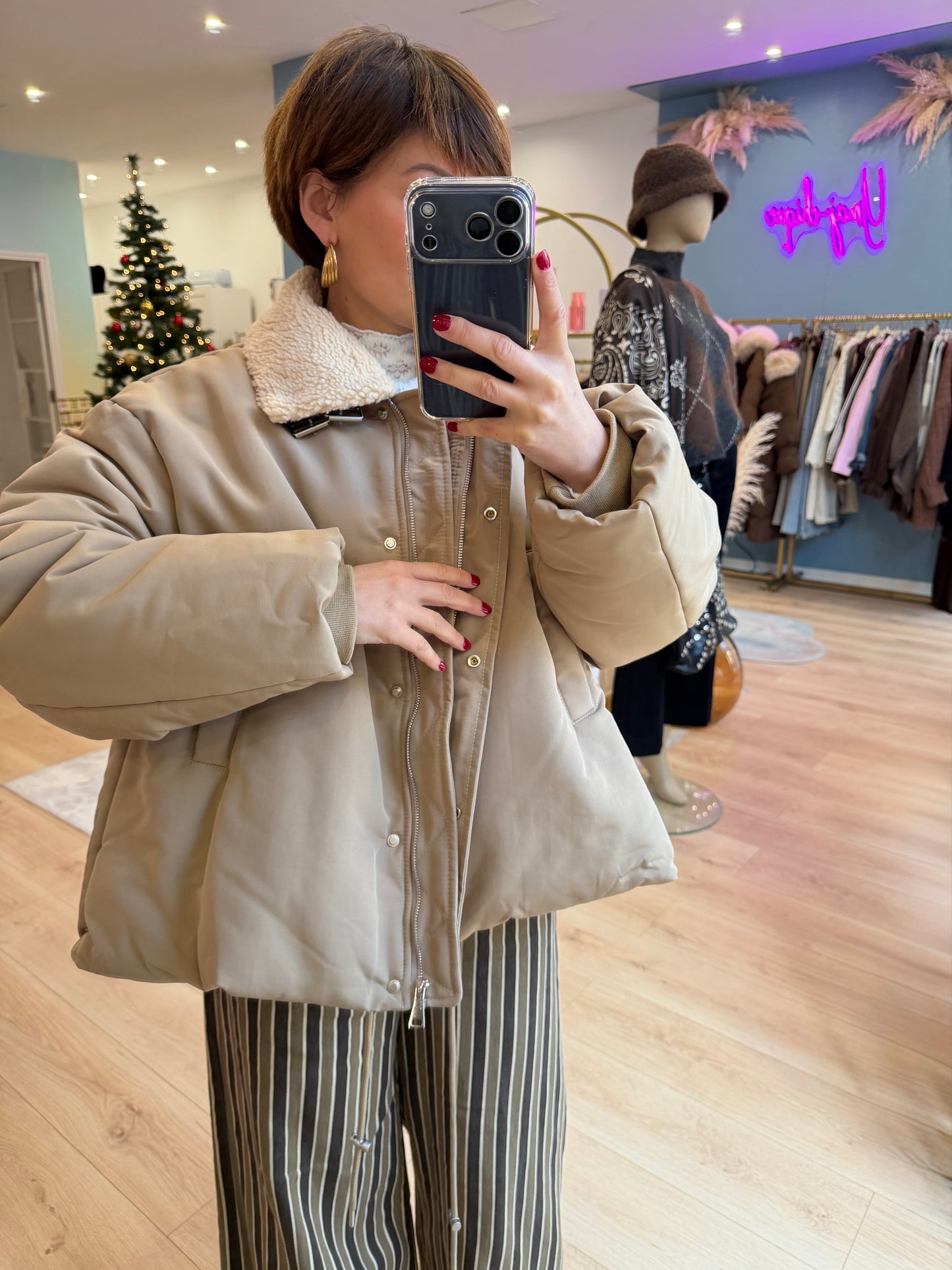 Manteau Perla beige