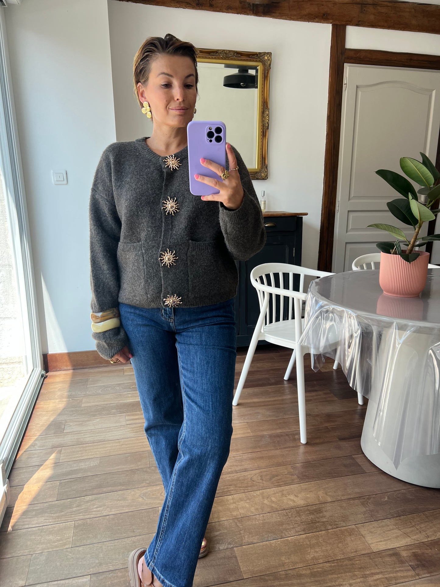 Gilet Carlie marron