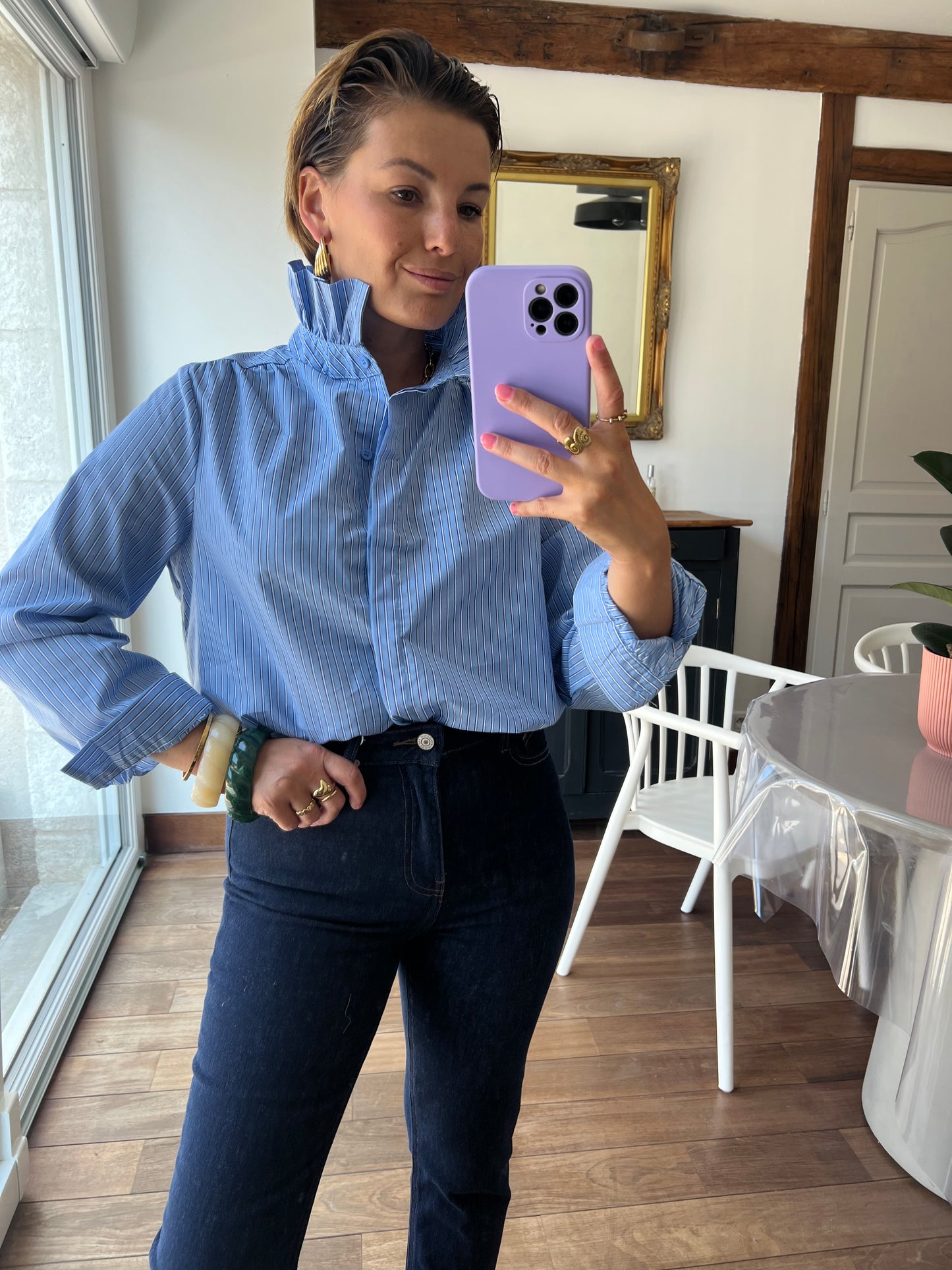 Chemise Garance bleu