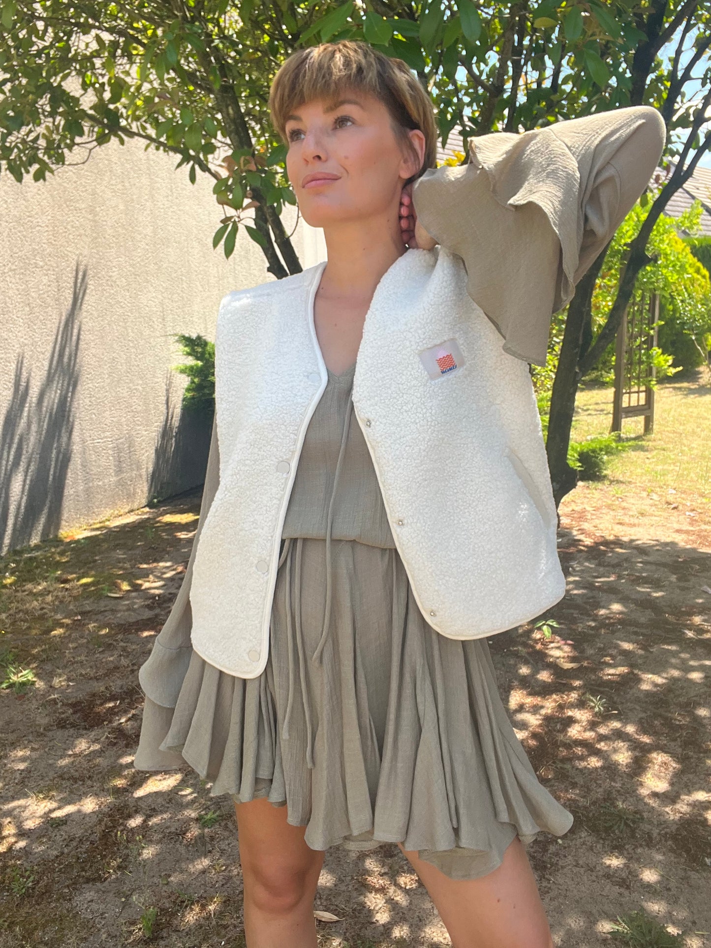 Robe Joséphine kaki