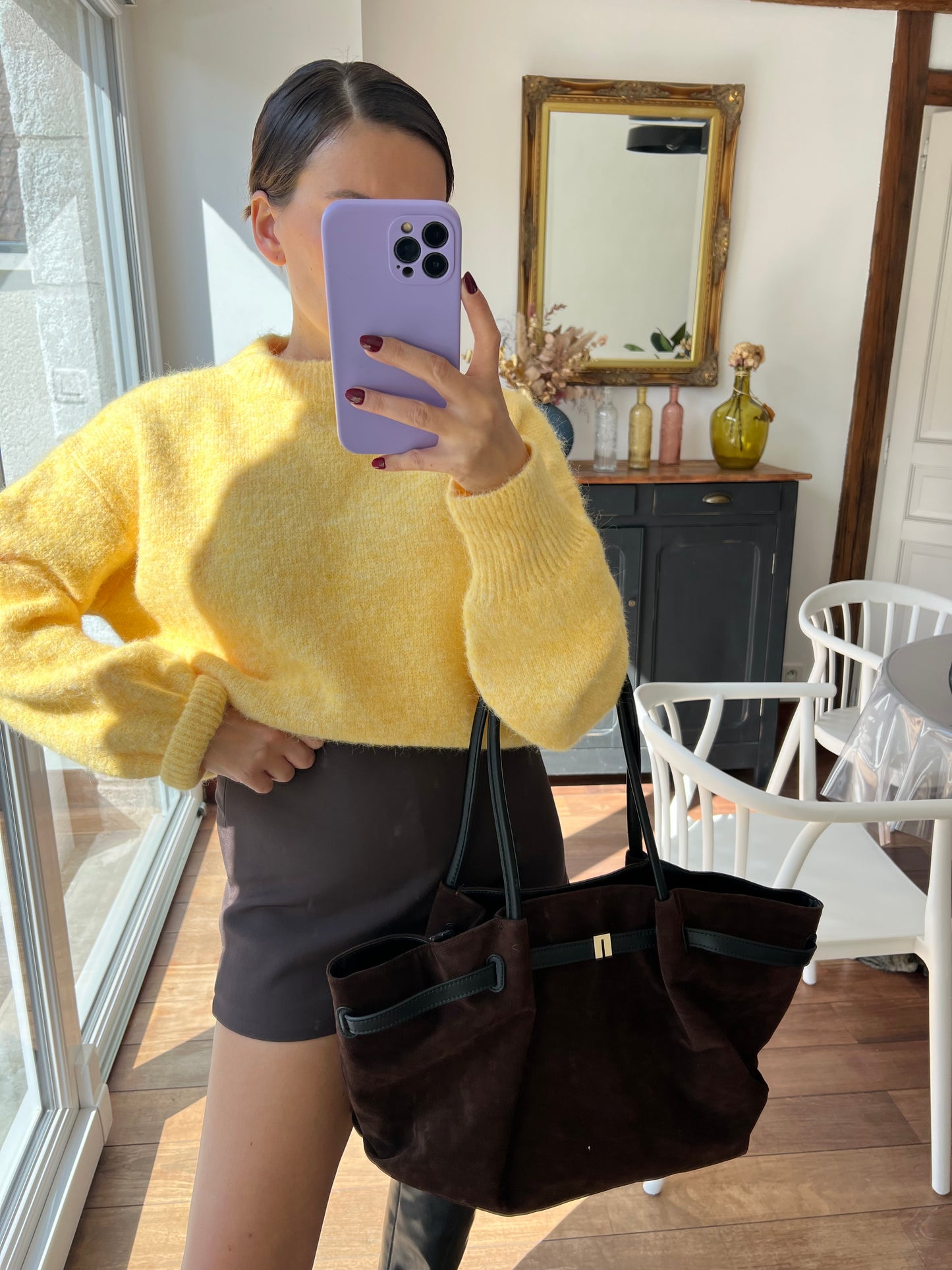 Pull jaune Henriette
