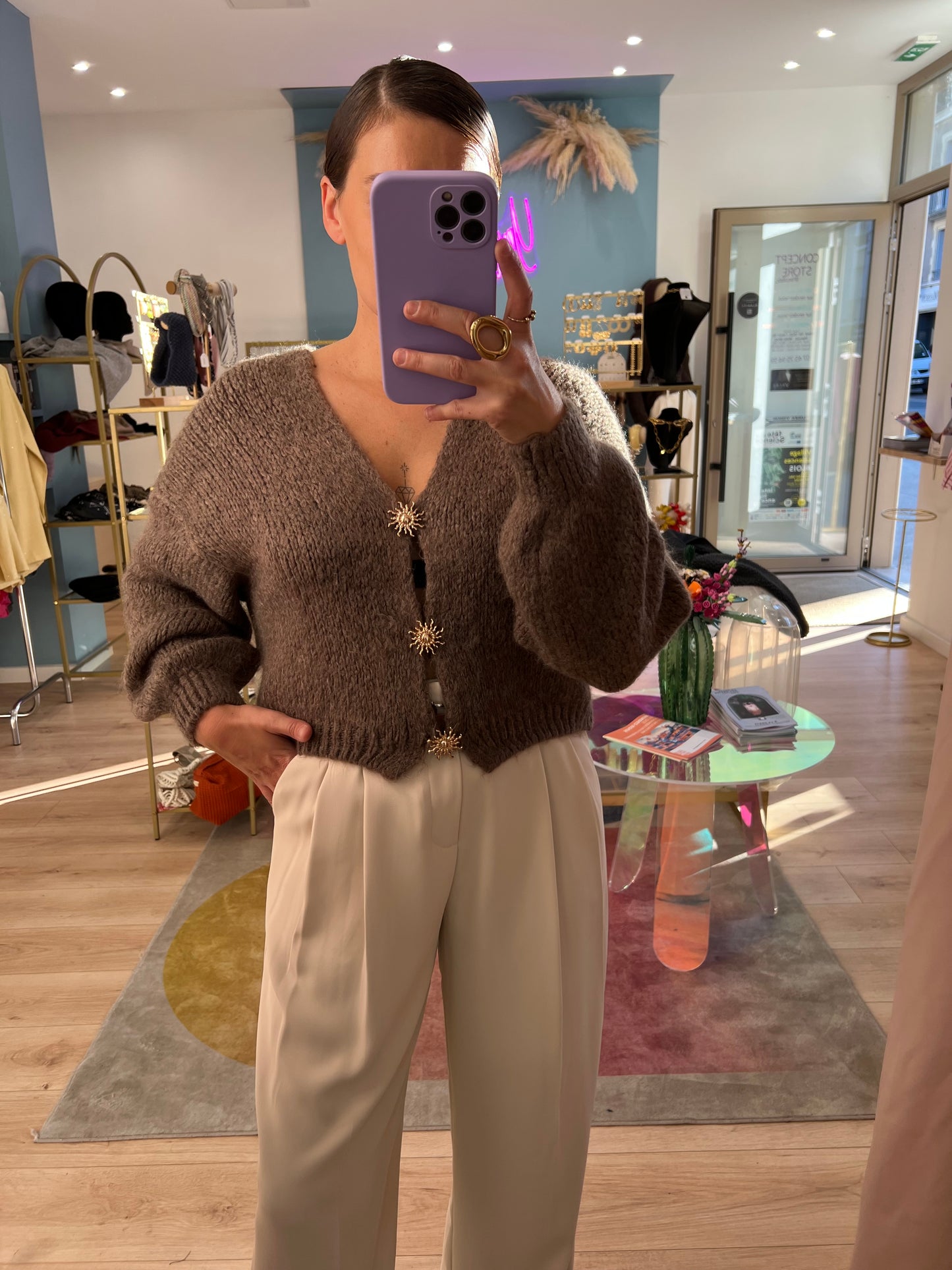 Écharpe Paloma camel
