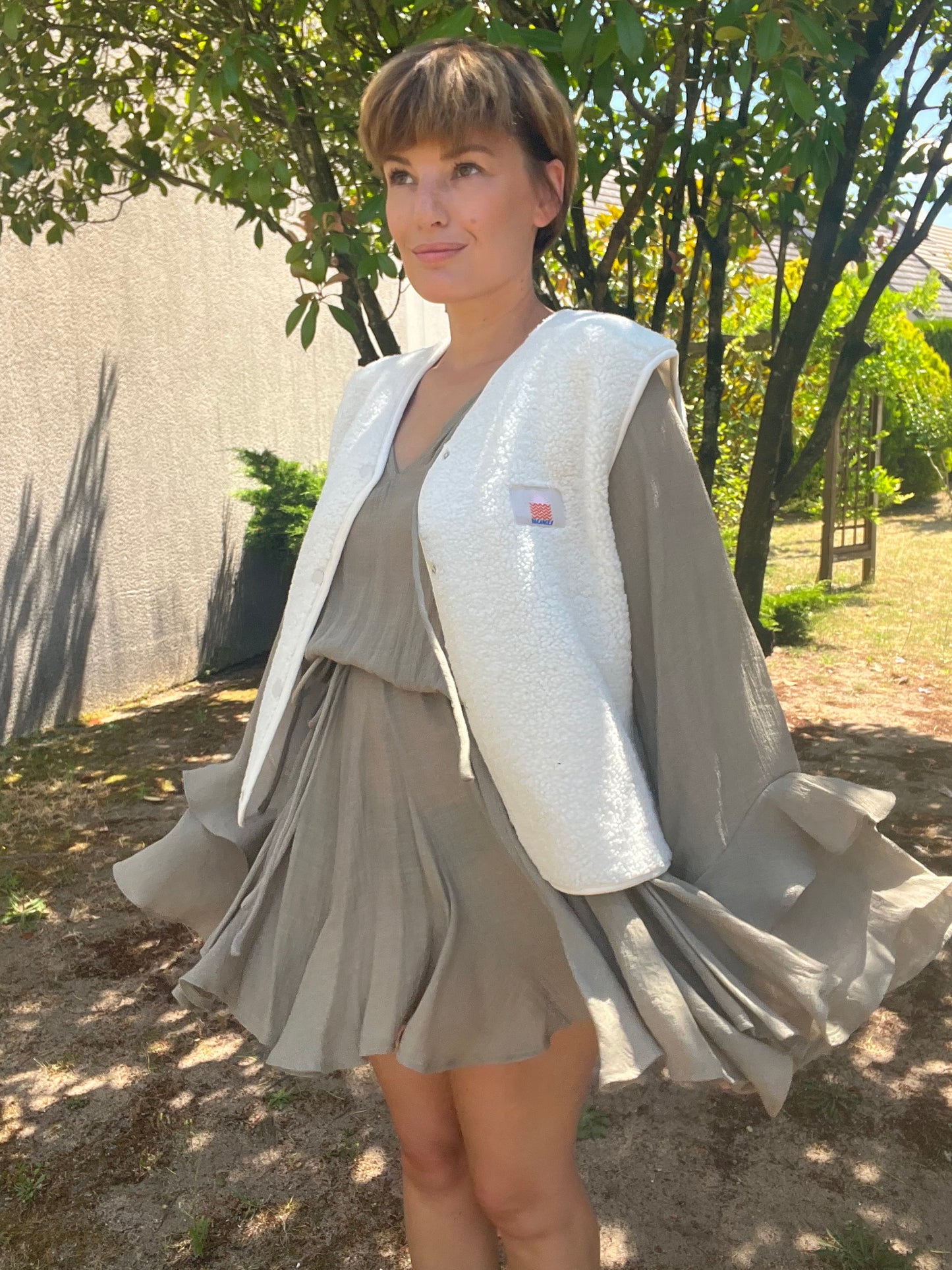 Robe Joséphine kaki