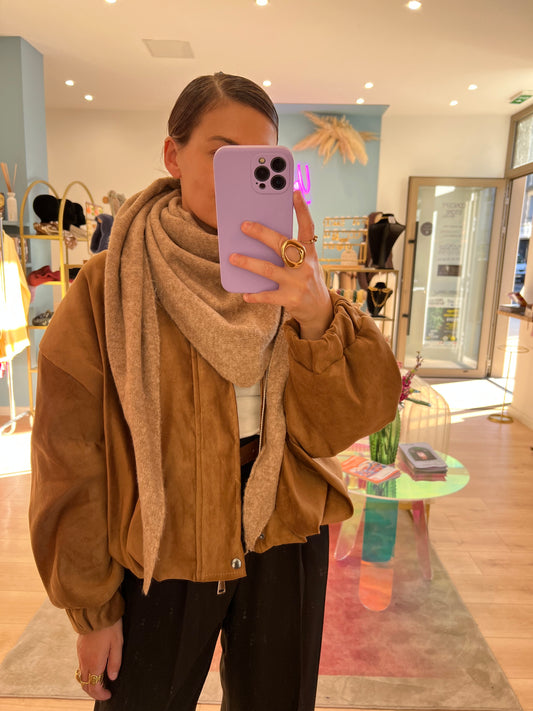 Écharpe Paloma camel