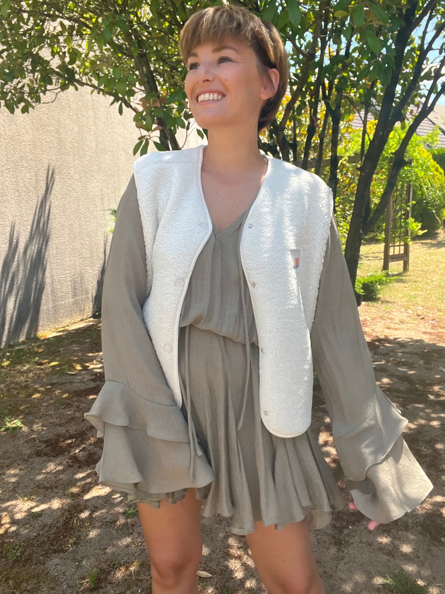 Robe Joséphine kaki
