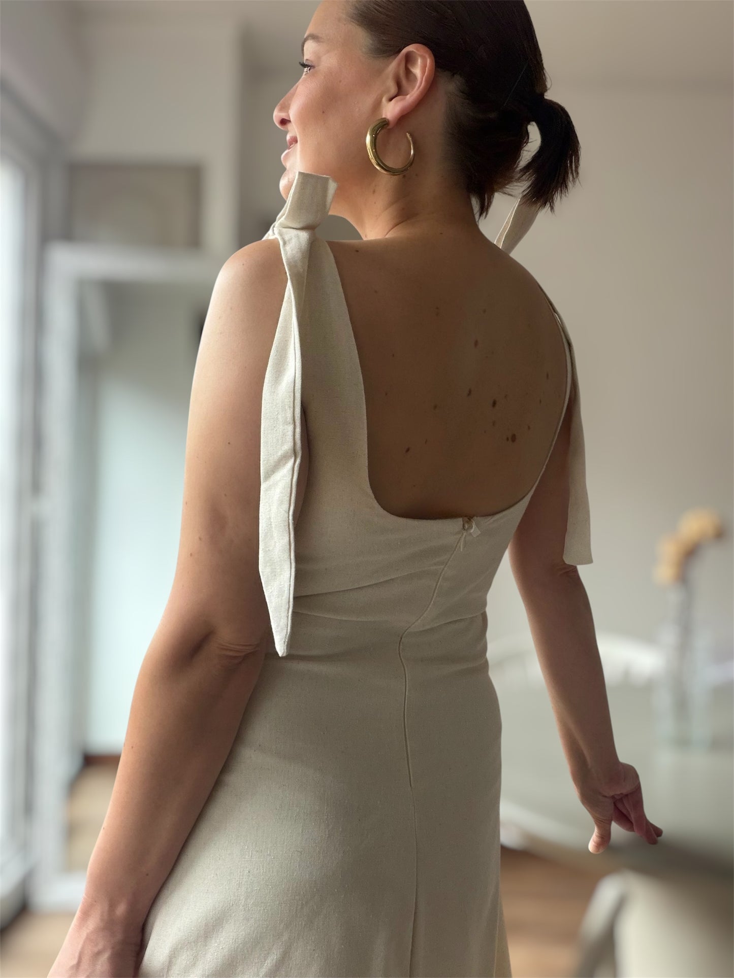 Robe Amélia Beige