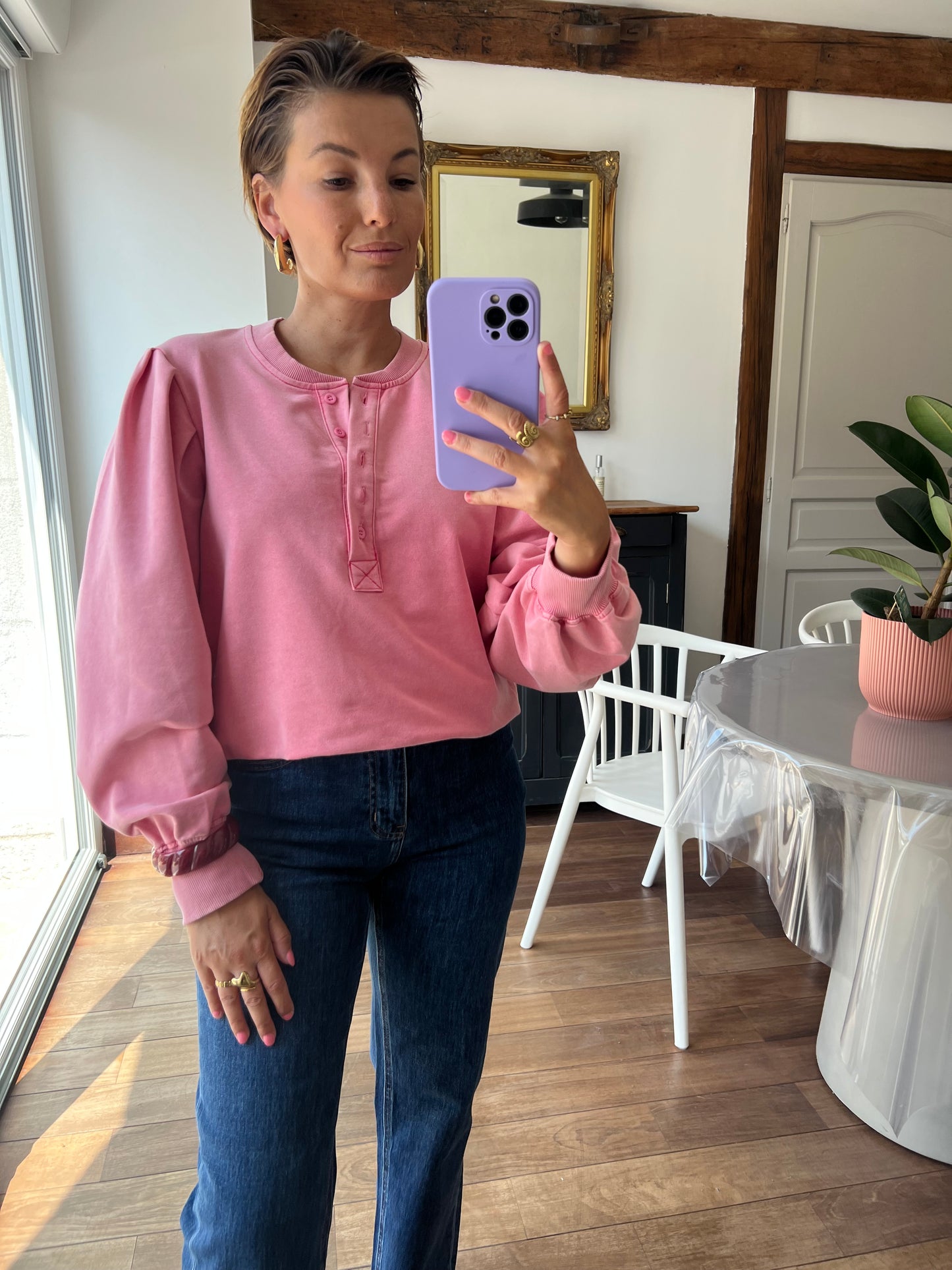 Sweat Jacquot rose
