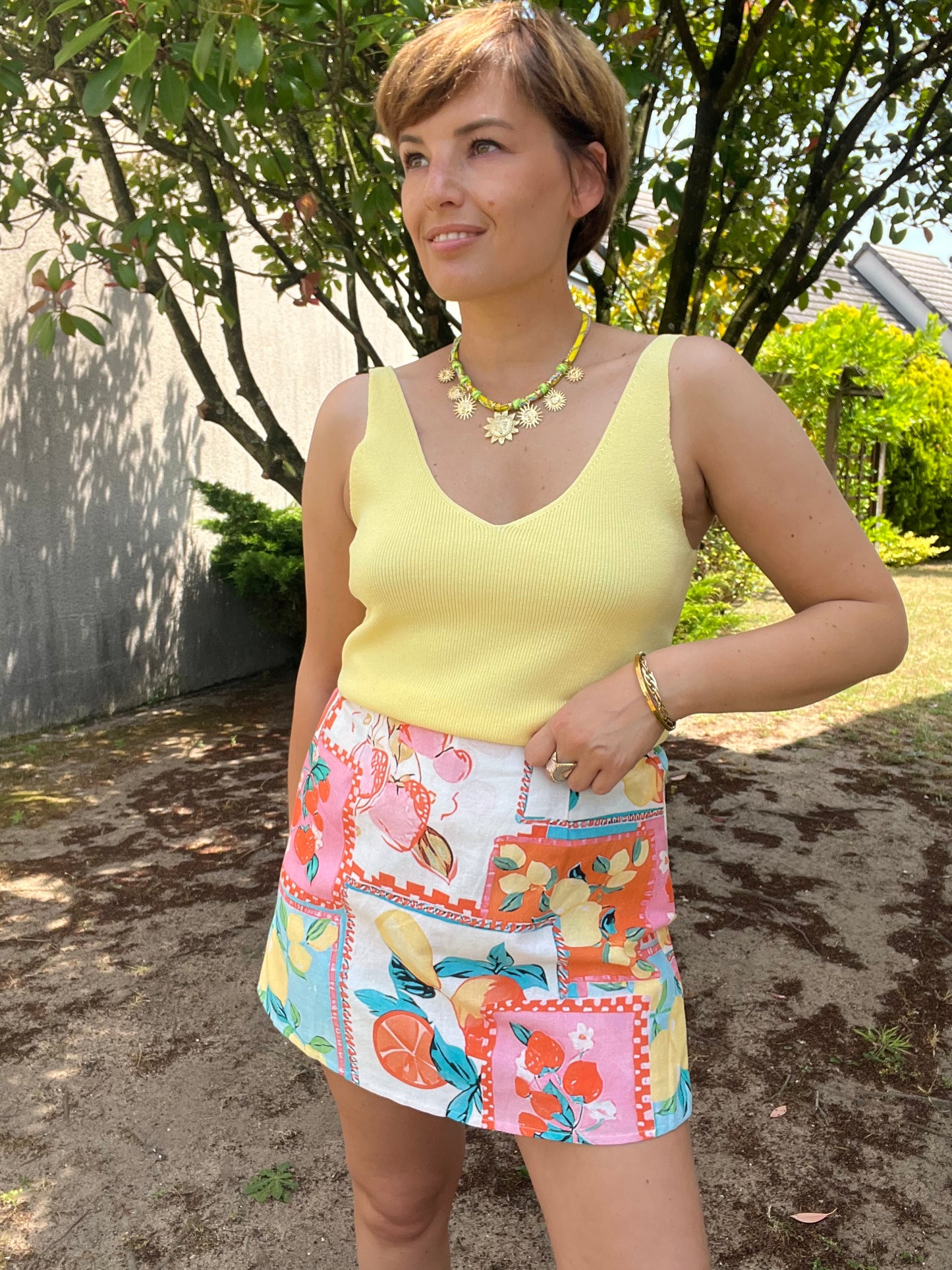Top Ysé jaune