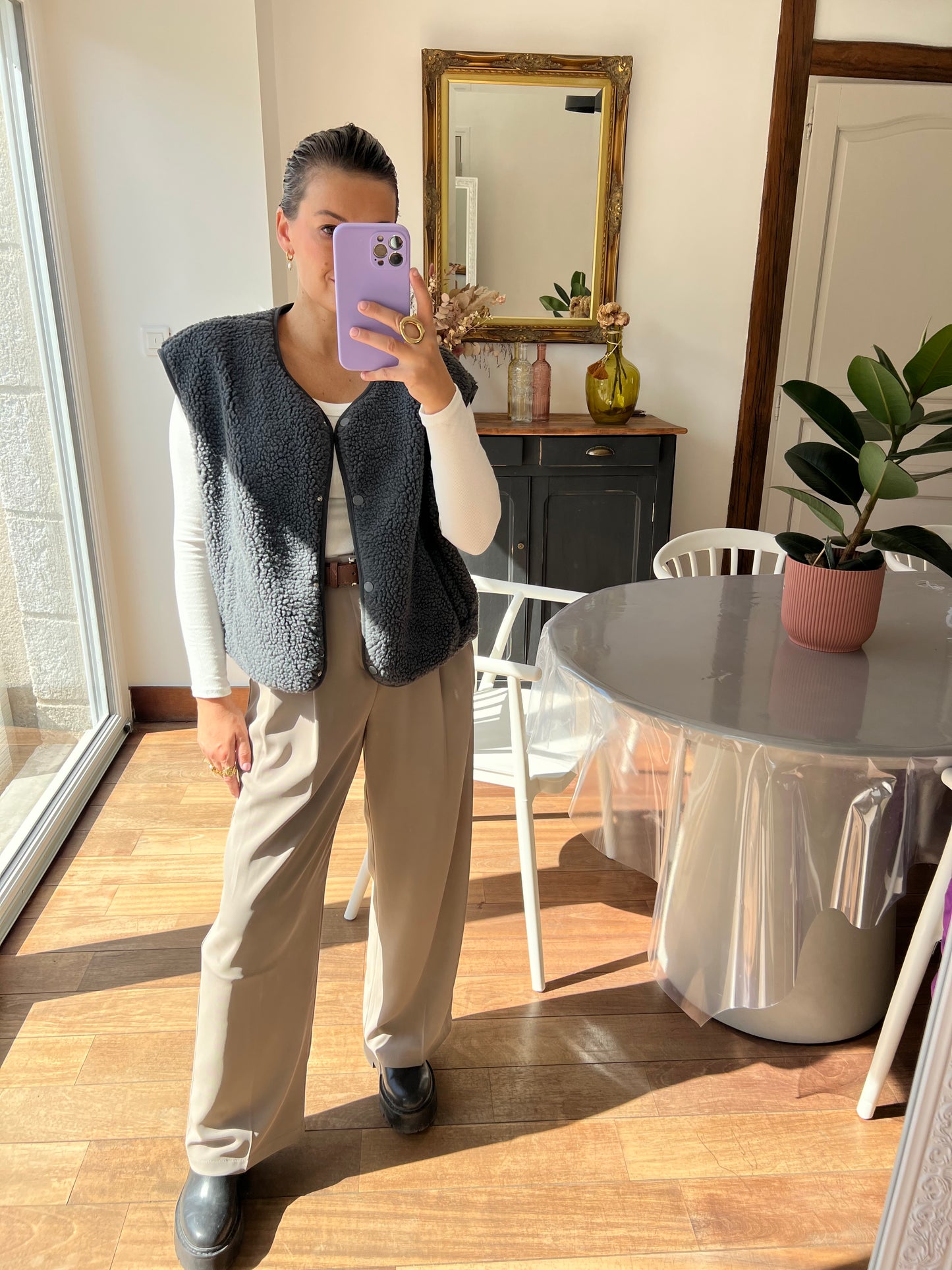 Pantalon Lauriane gris