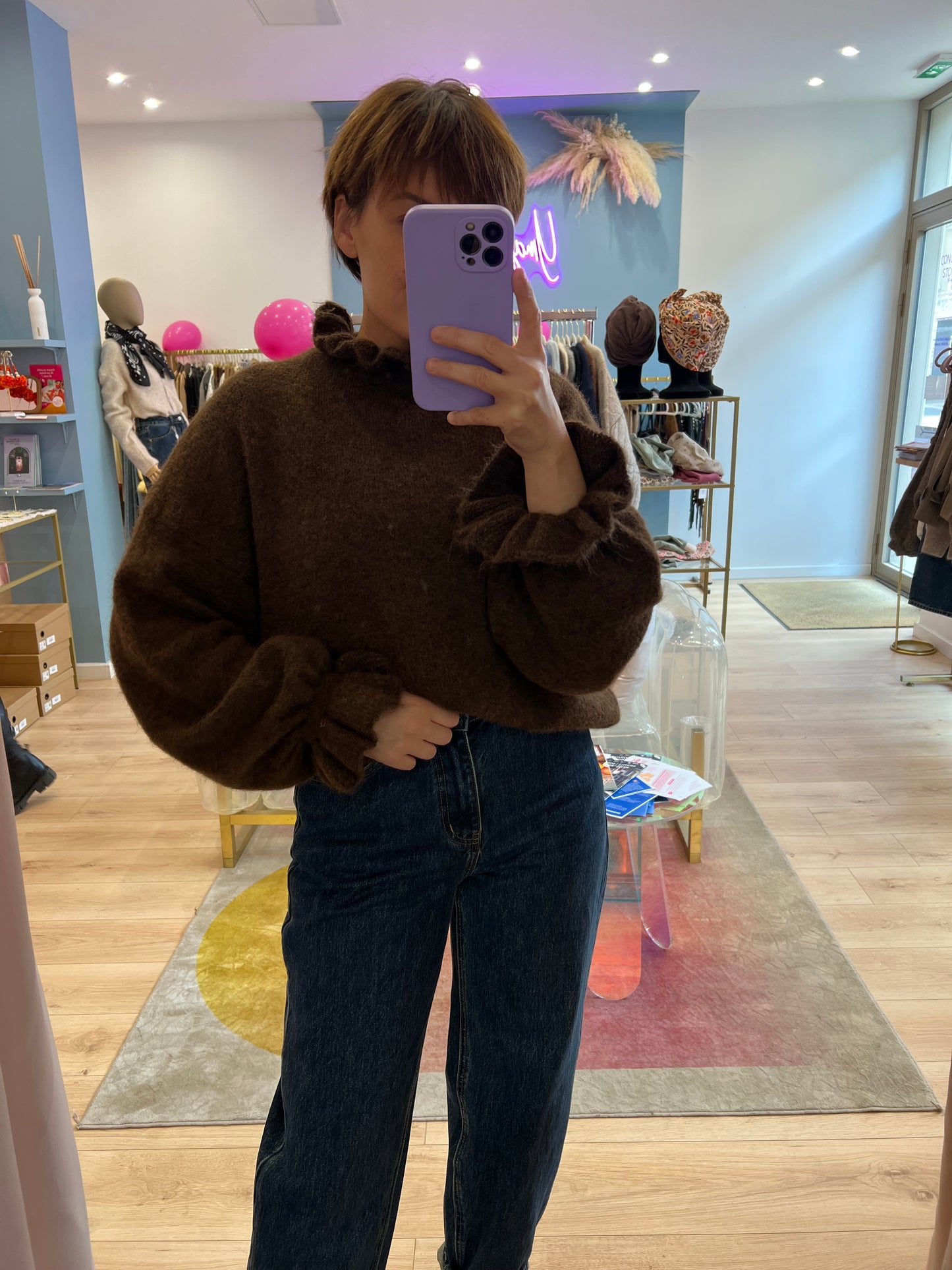Pull chocolat Alphonsette