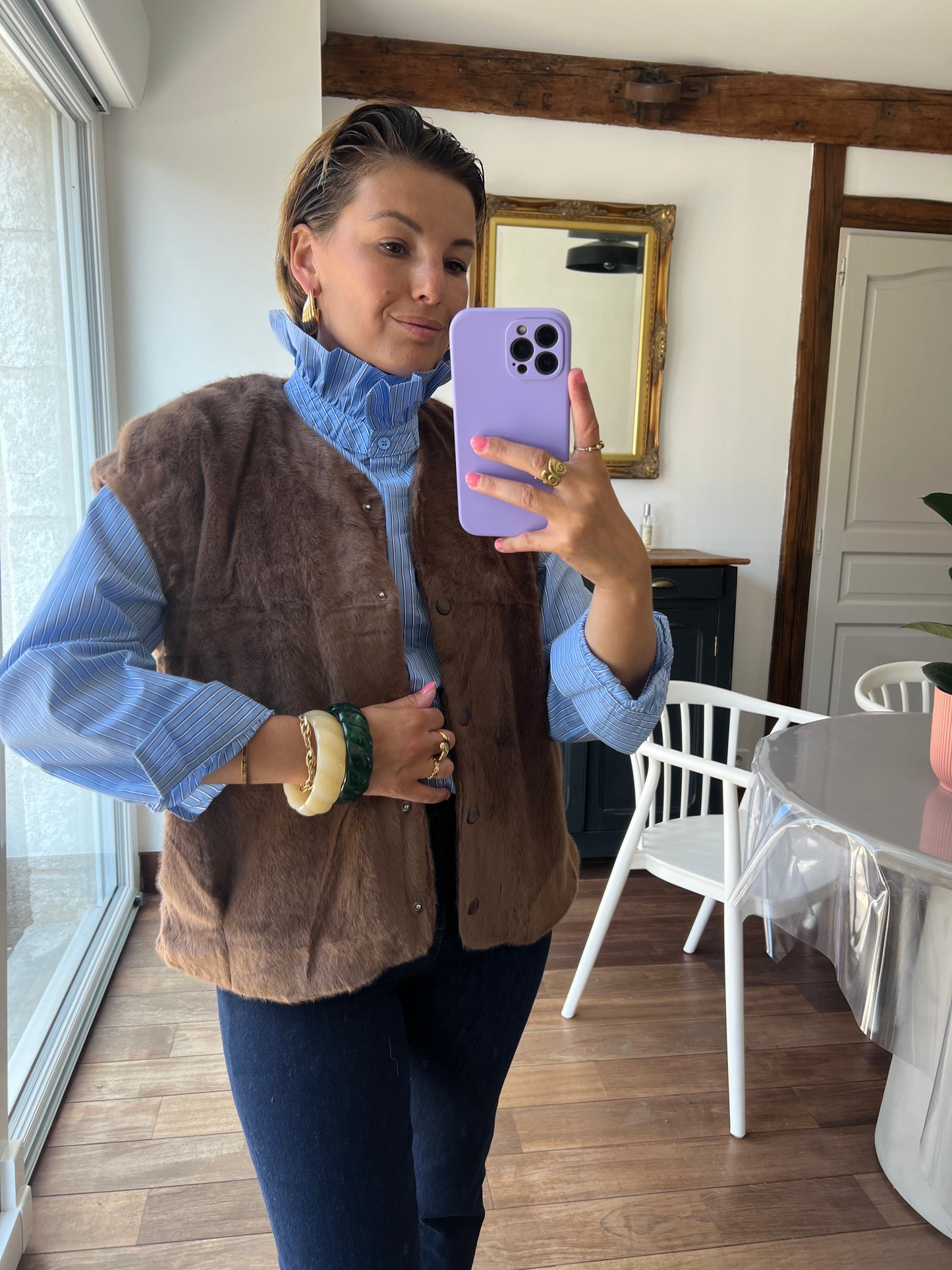 Chemise Garance bleu